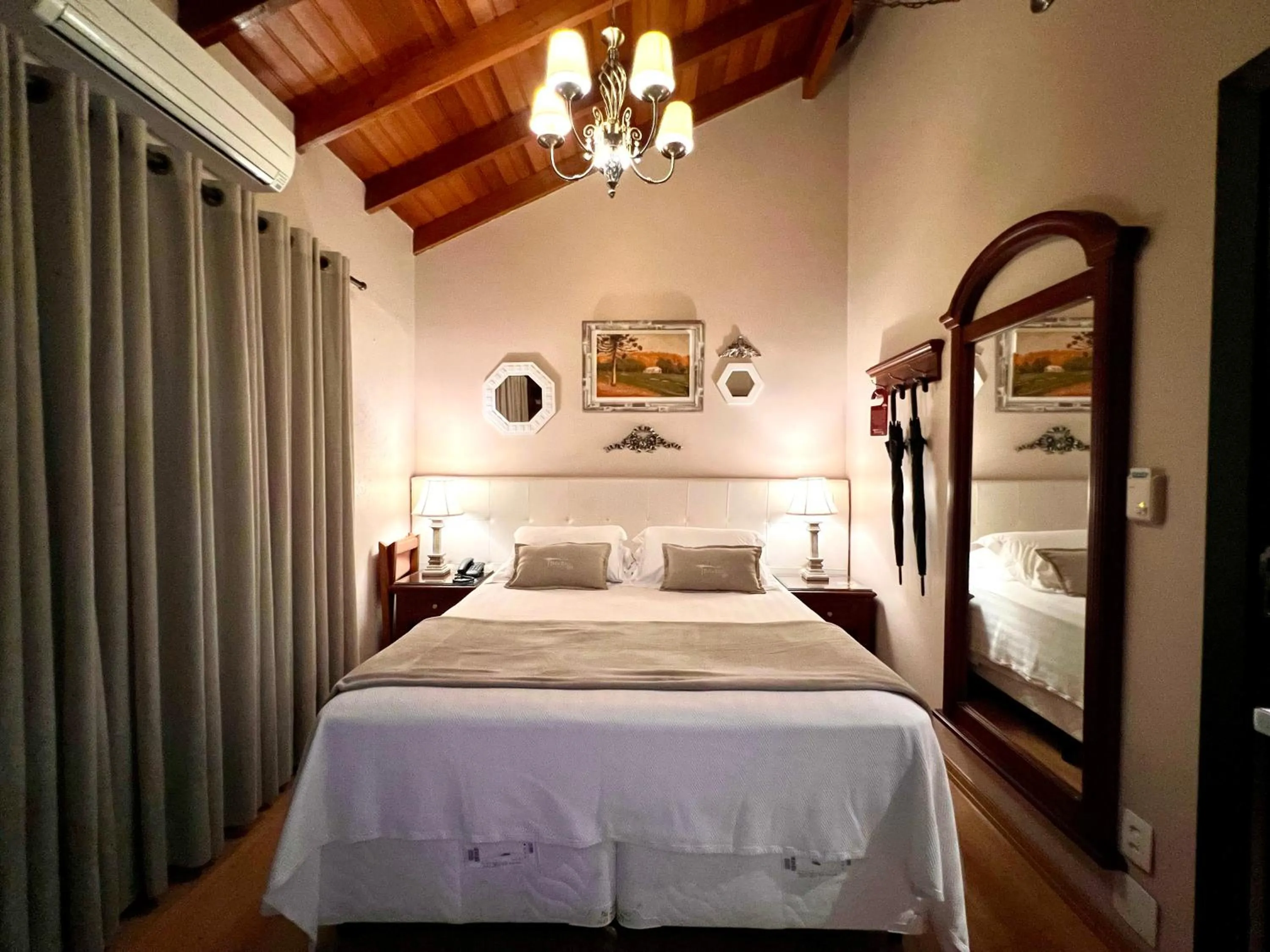 Bed in Pousada Bella Terra