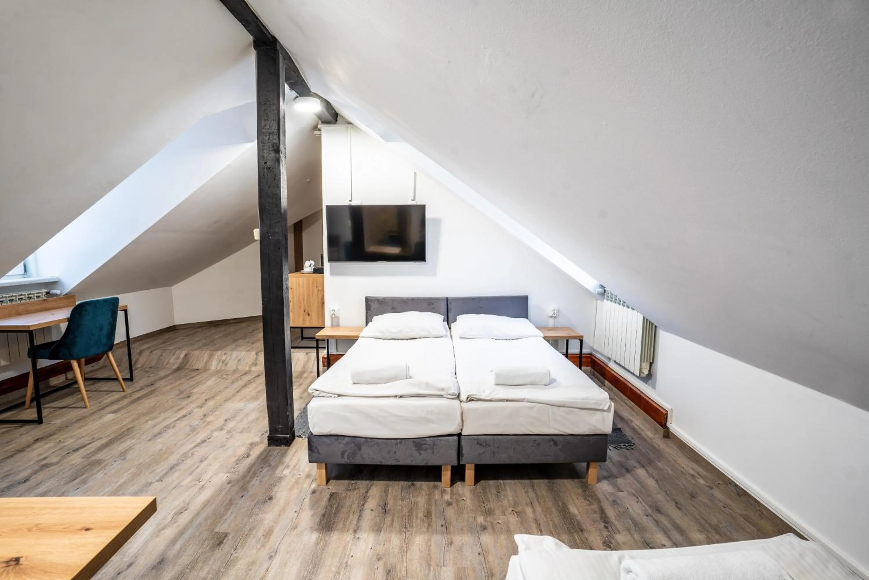 Bed in Hotel Ukiel Wellness & SPA