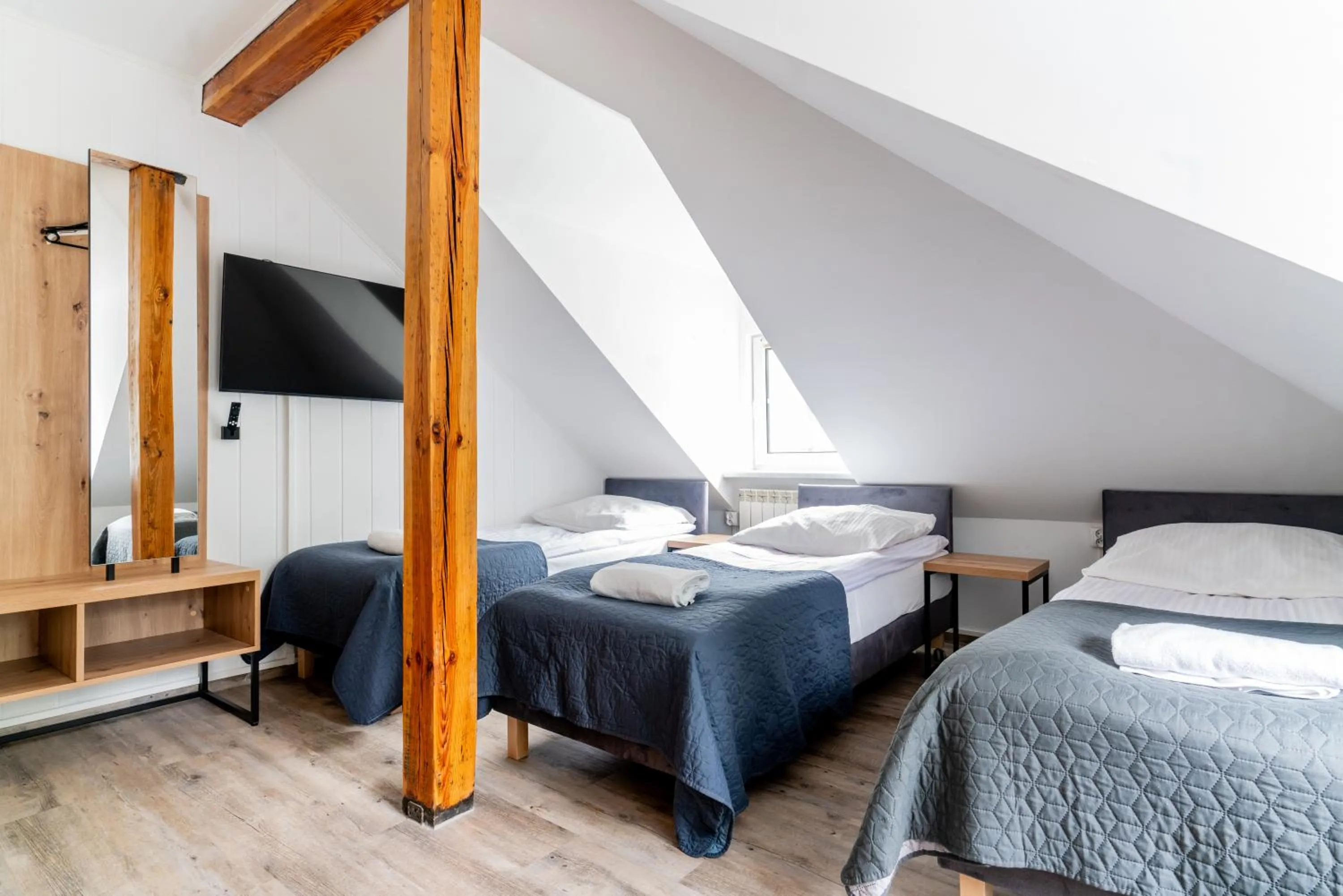 Bed in Hotel Ukiel Wellness & SPA