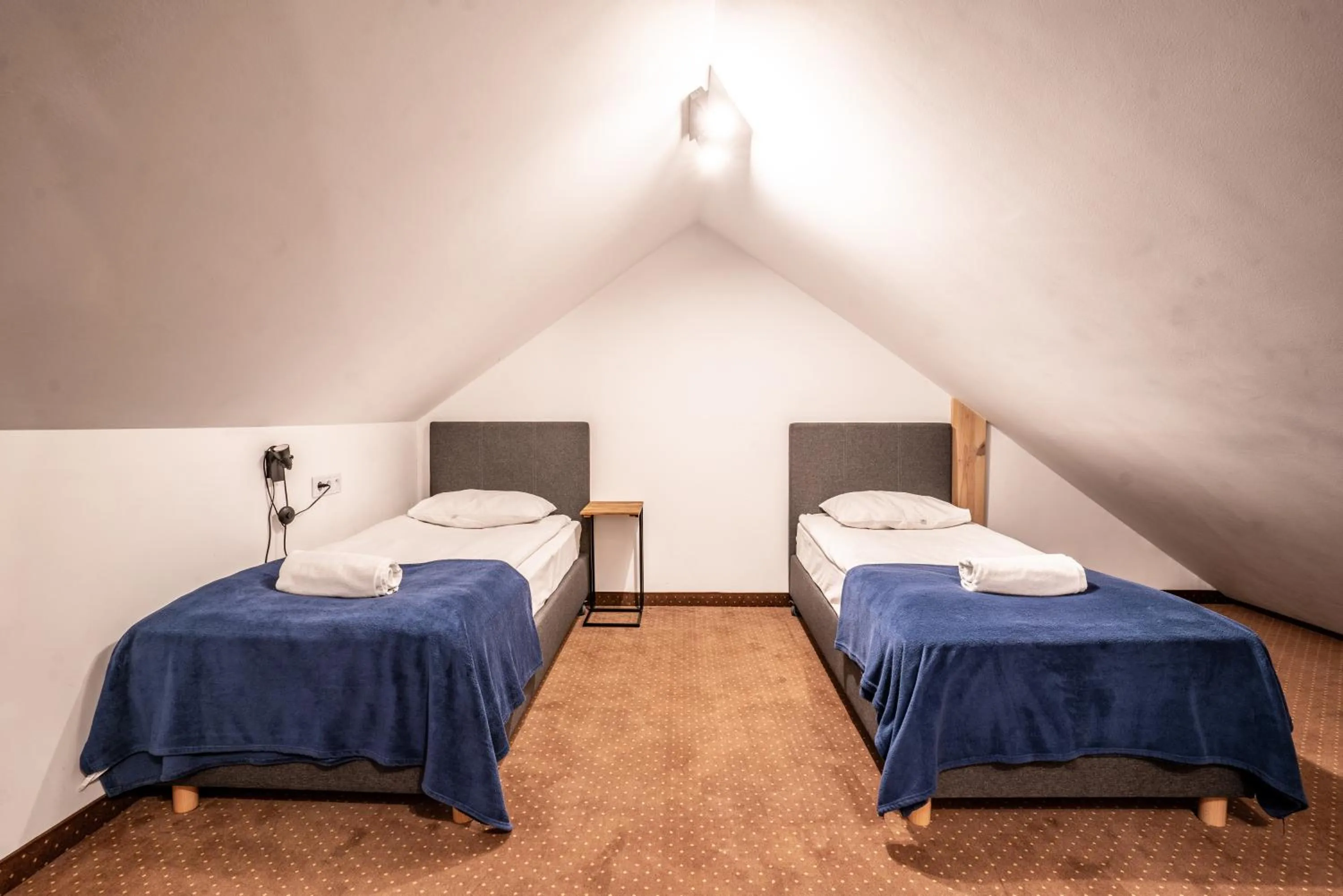 Bed in Hotel Ukiel Wellness & SPA