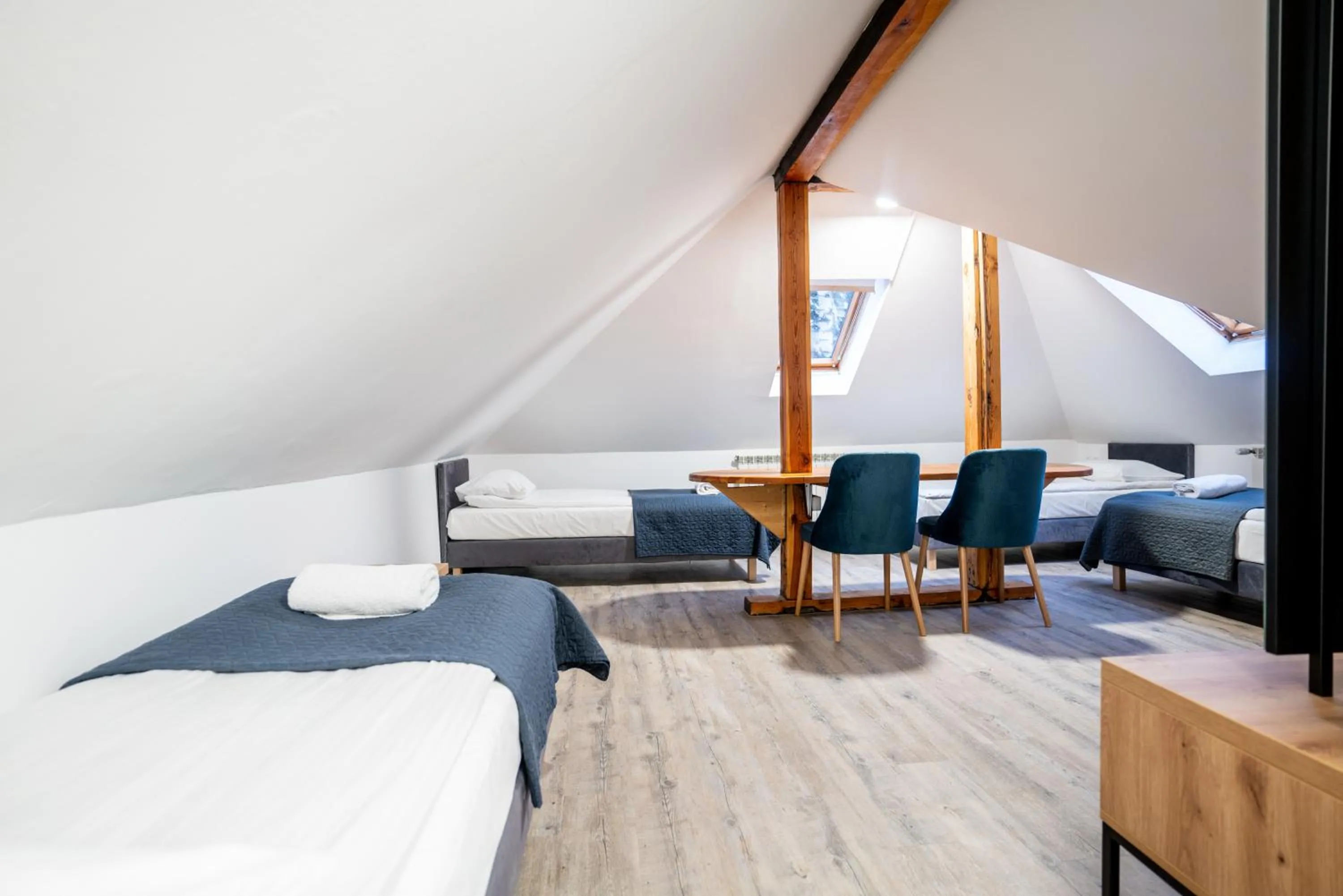 Bed in Hotel Ukiel Wellness & SPA