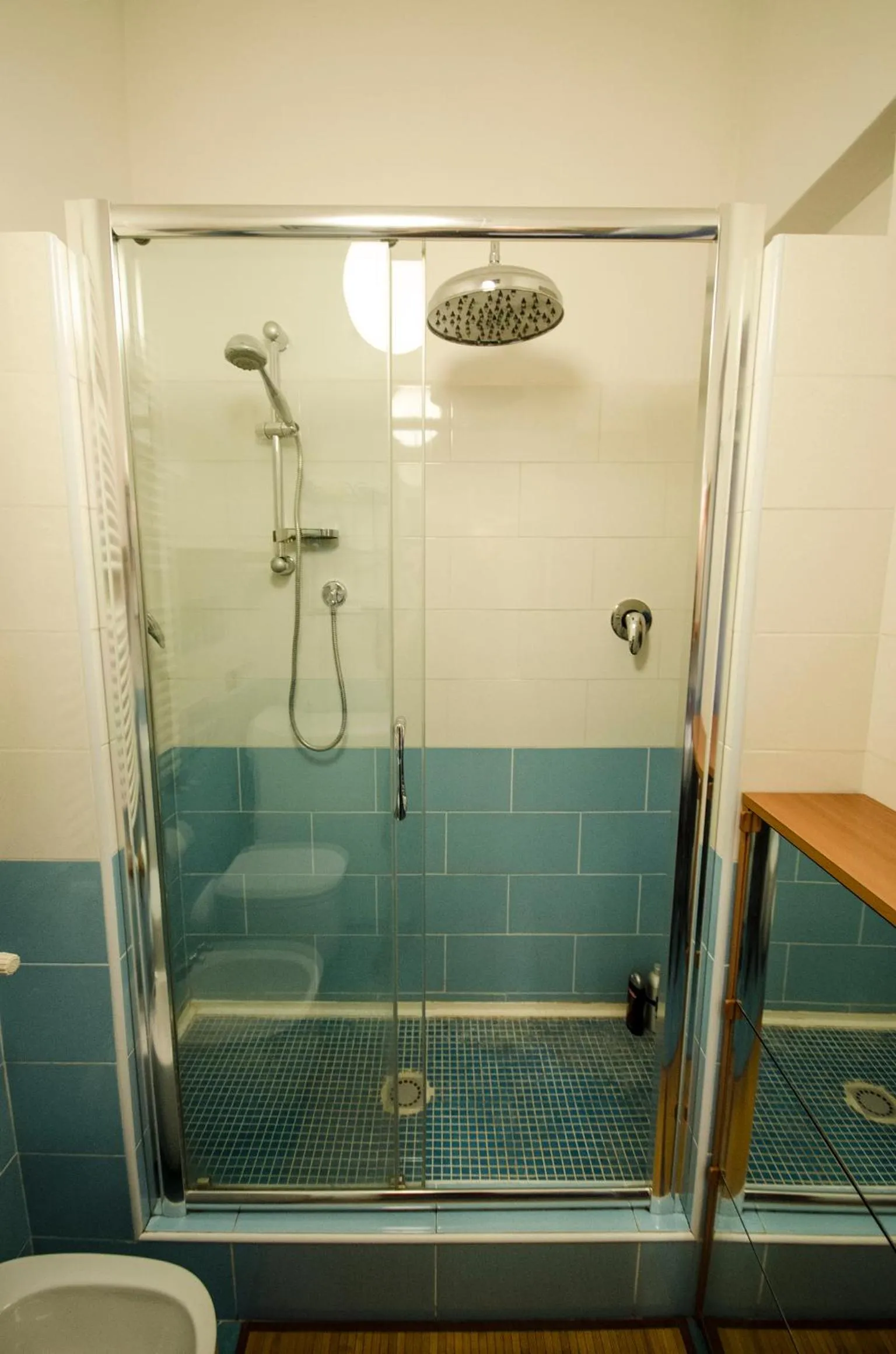 Shower in Minzoni Apartment