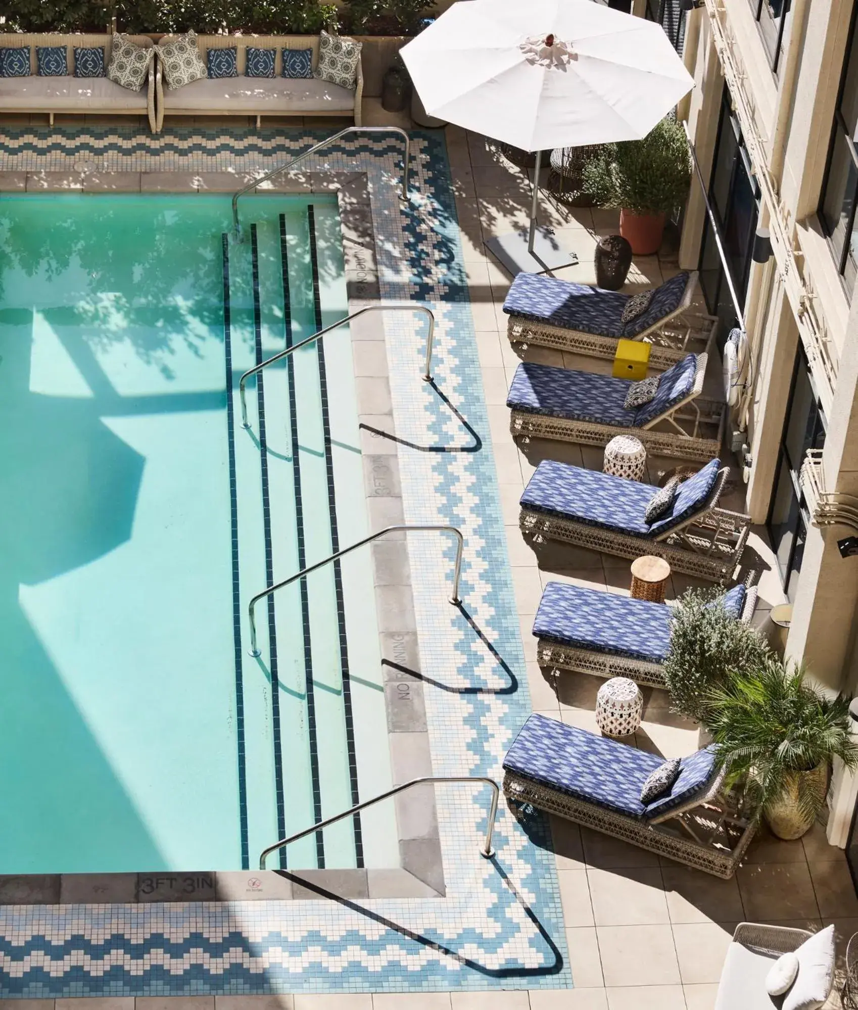 Swimming pool in The Aster Swimming pool in The Aster