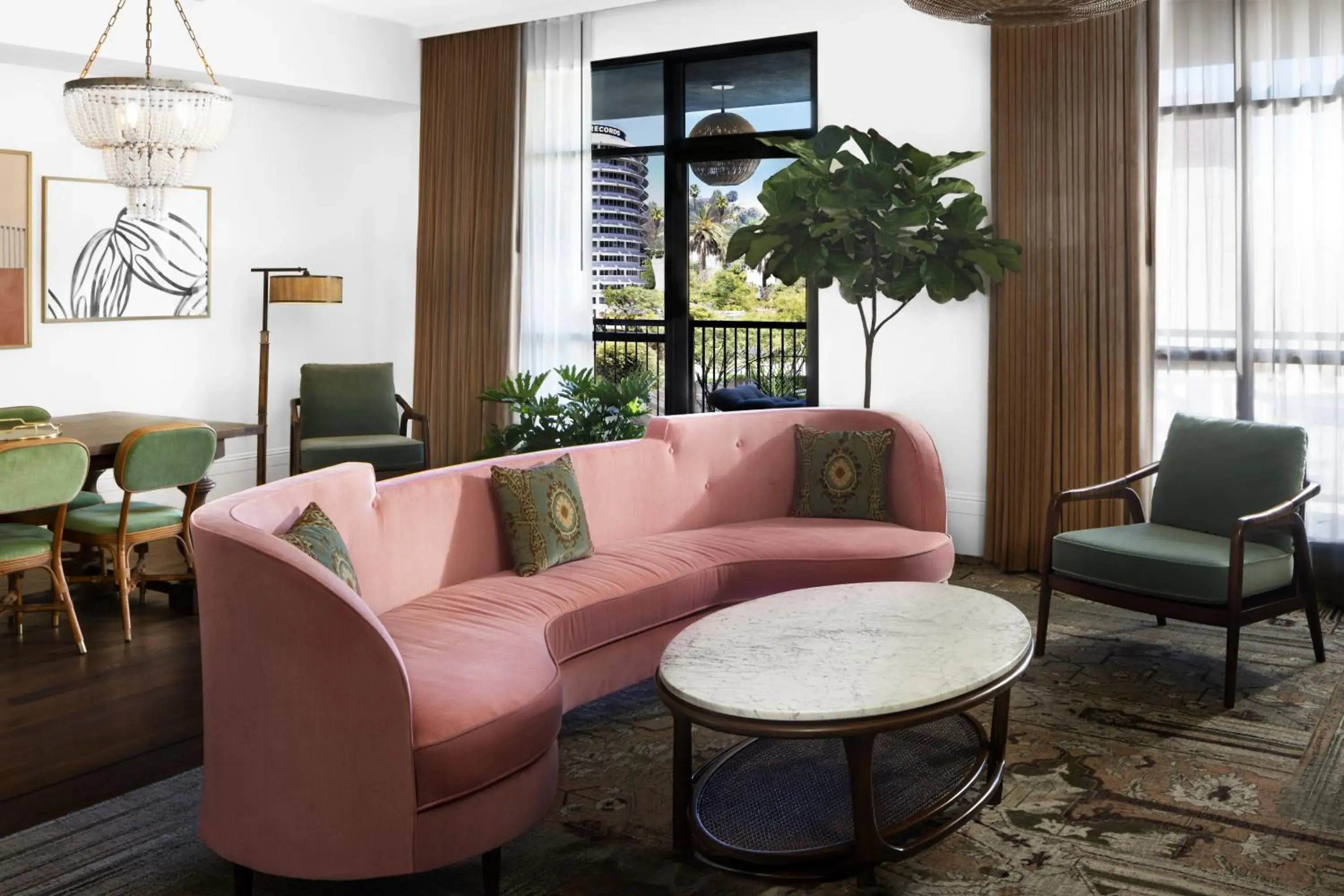 Living room in The Aster Living room in The Aster