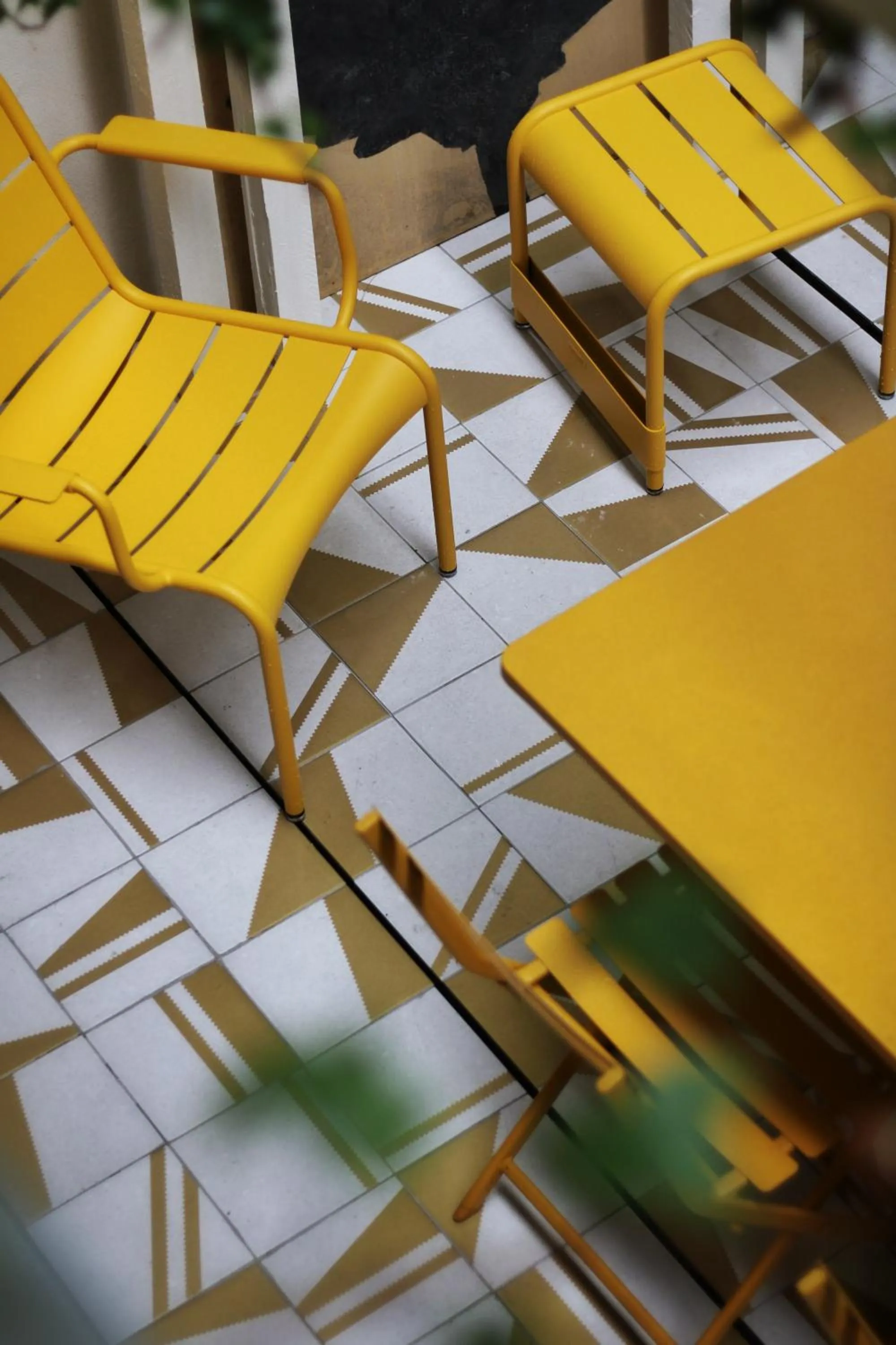 Patio in Hôtel La Nouvelle République & Hammam