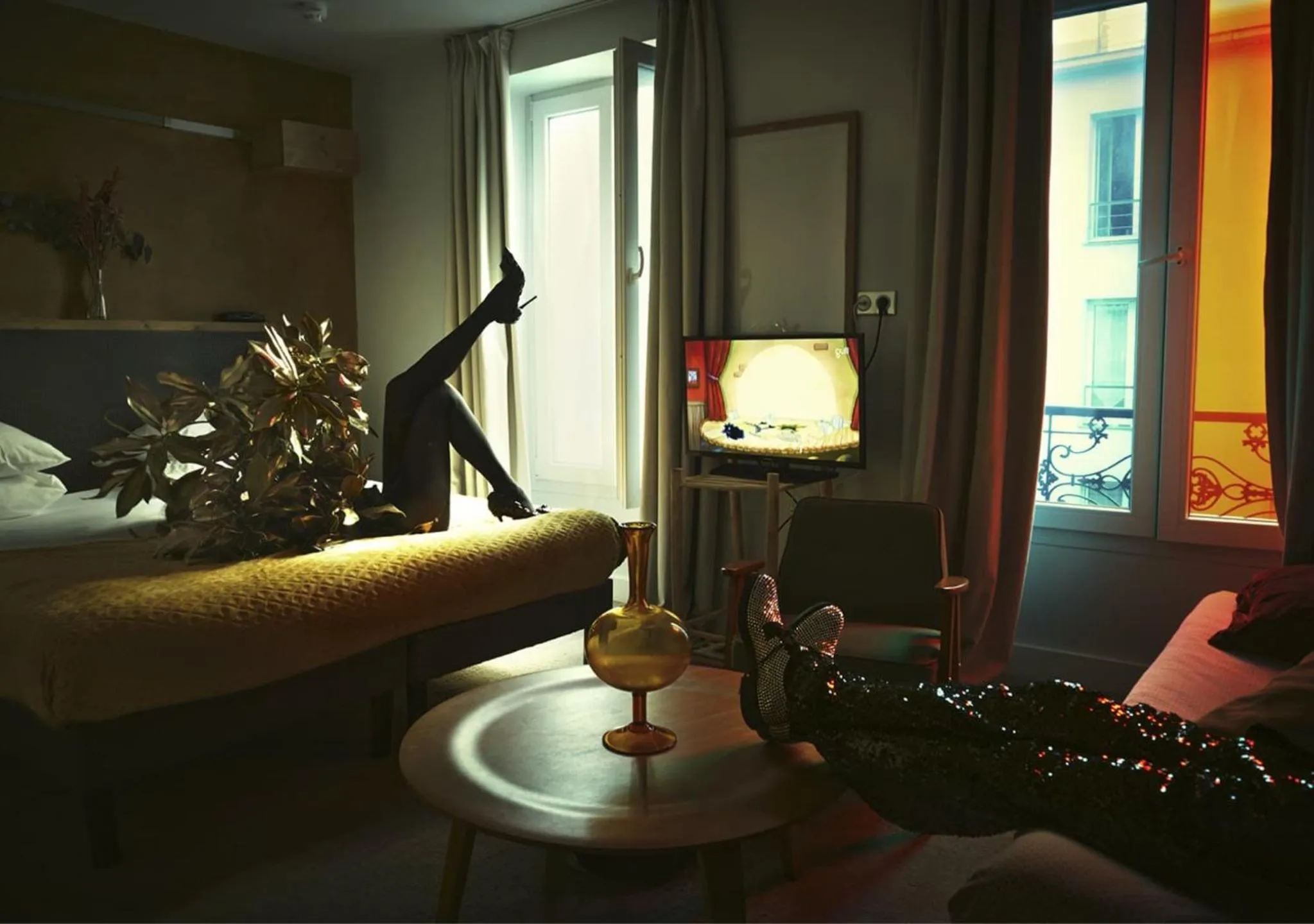 Bedroom in Hôtel La Nouvelle République & Hammam