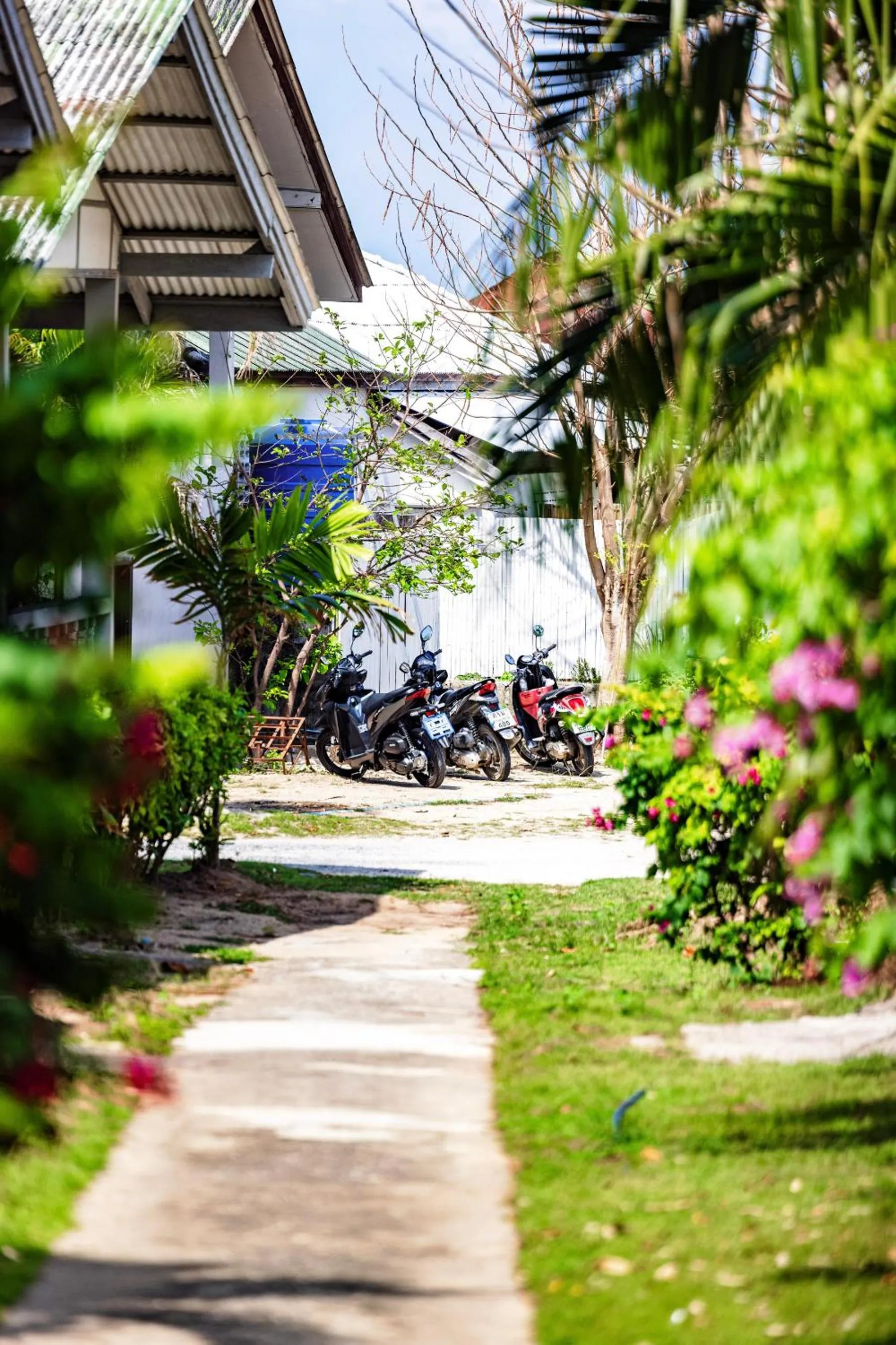 Garden view in Bay Beach Resort