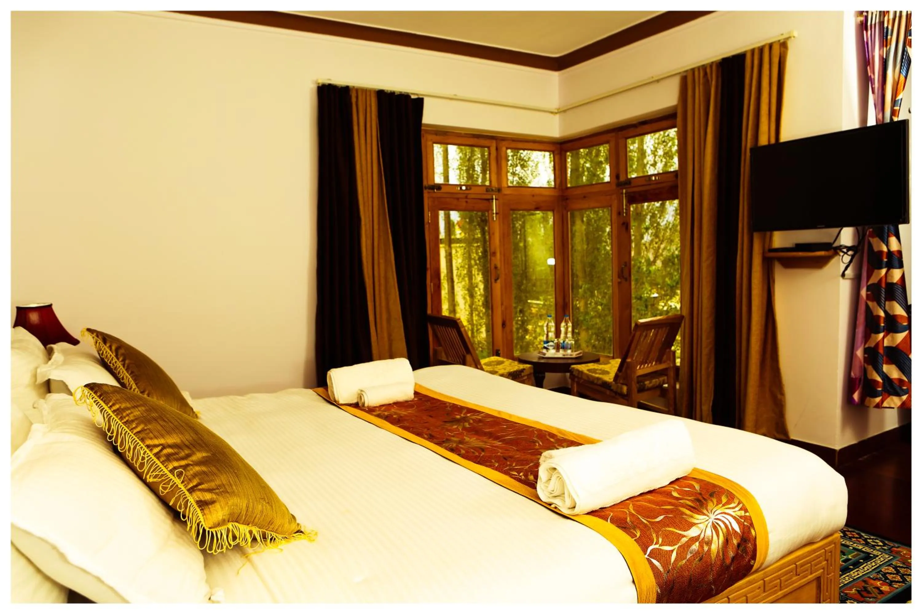 Bed in HOTEL NATURE's LAND