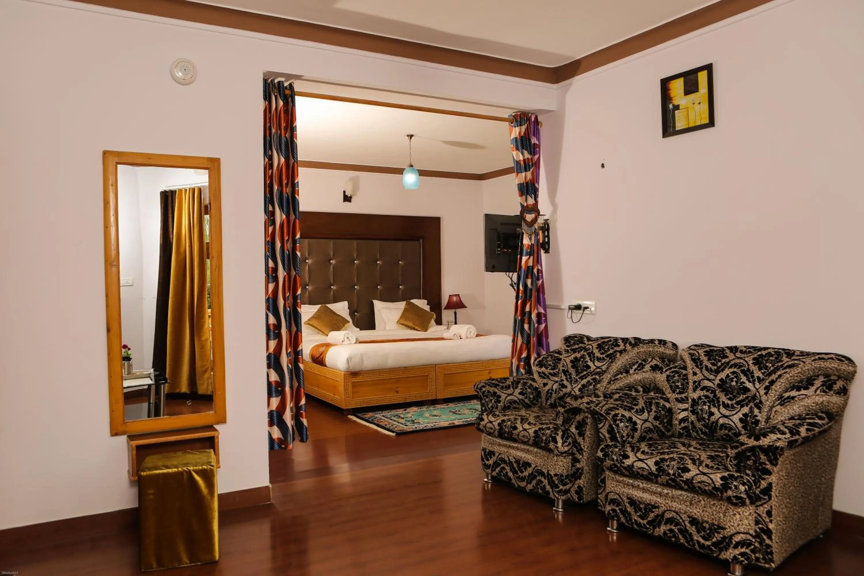 Bed in HOTEL NATURE's LAND