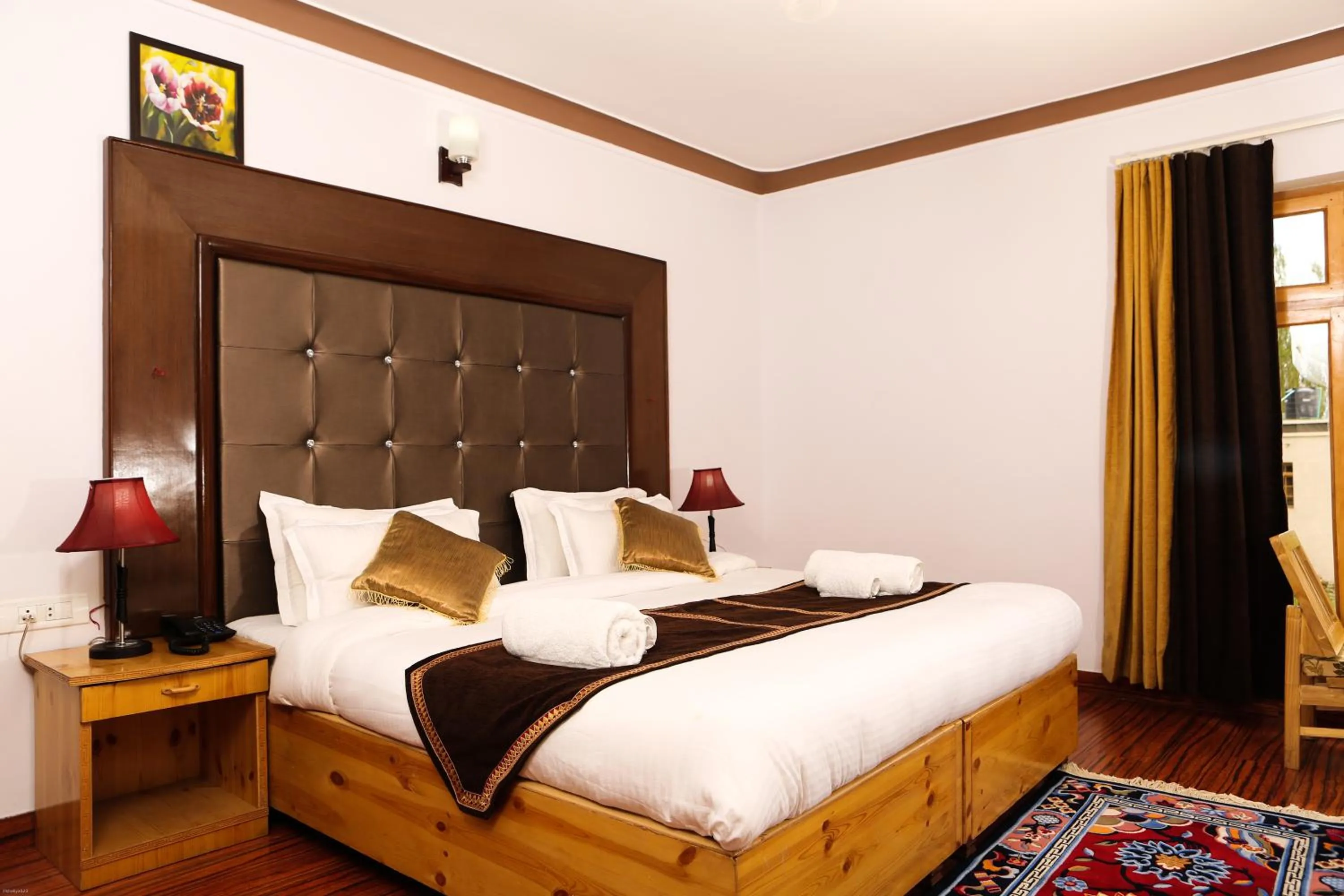 Bed in HOTEL NATURE's LAND