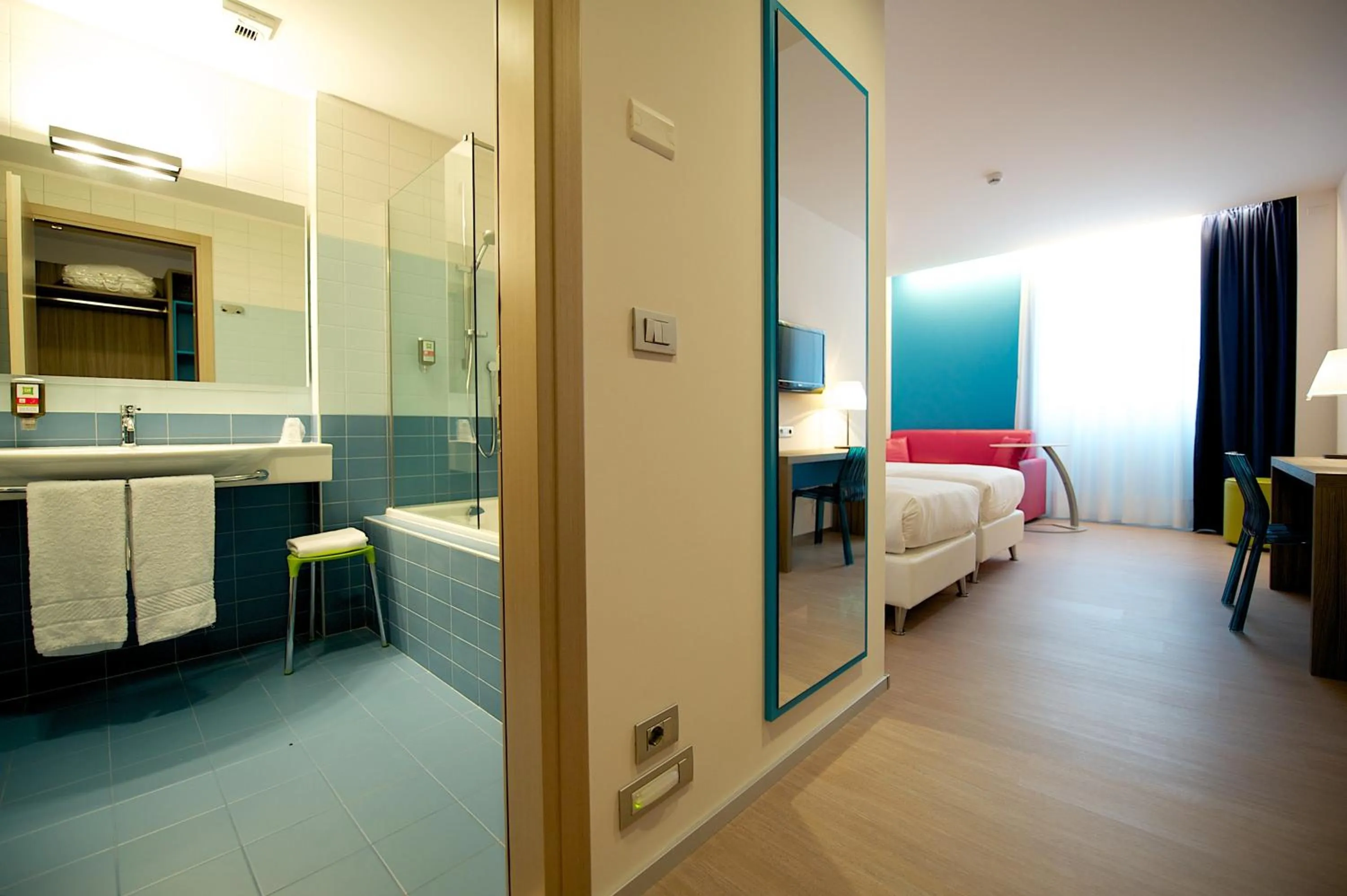 Bed in Hotel Mercure Venezia-Marghera