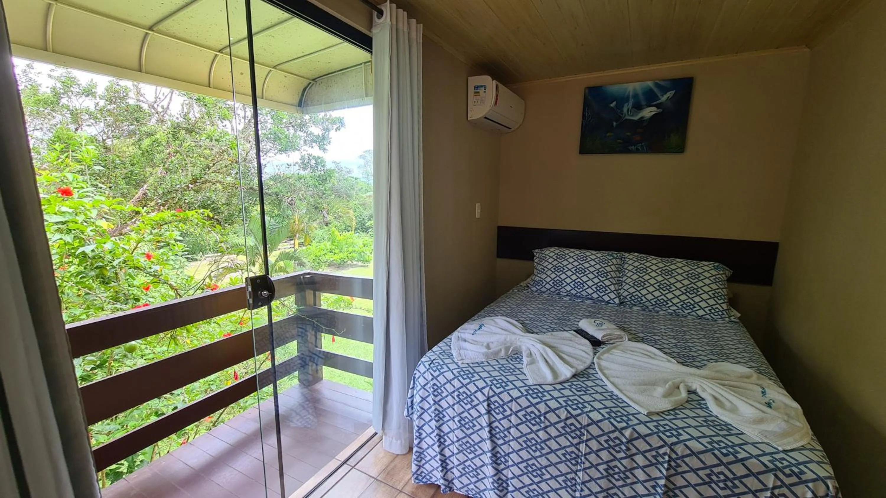 Bed in Pousada Éphira