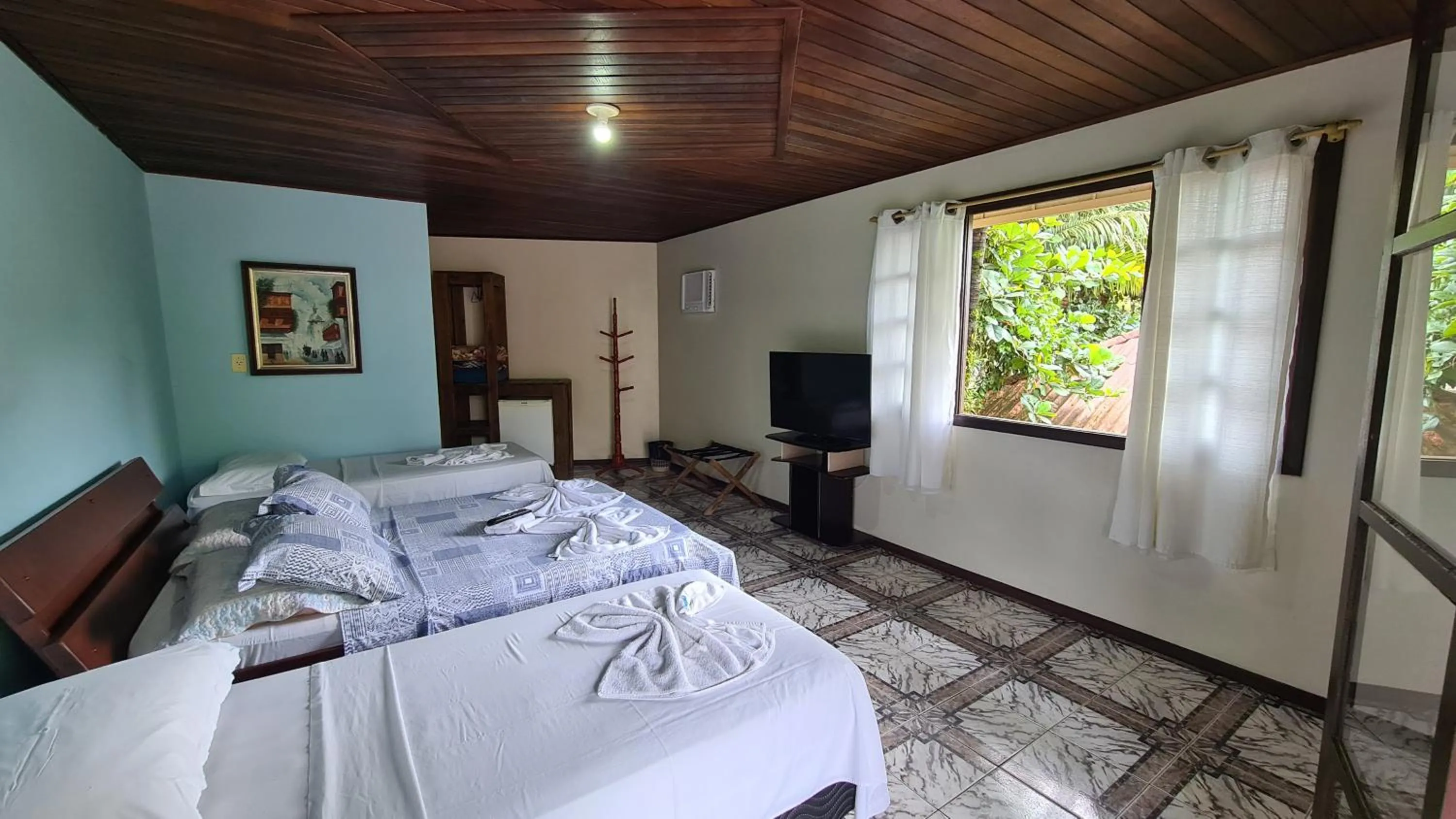 Bed in Pousada Éphira