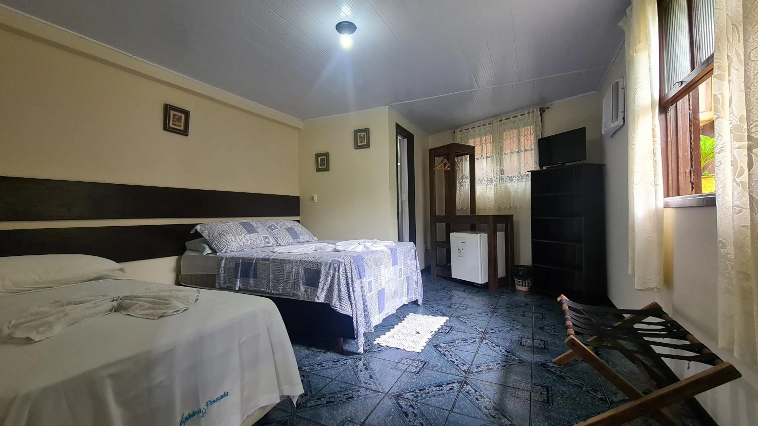 Bed in Pousada Éphira