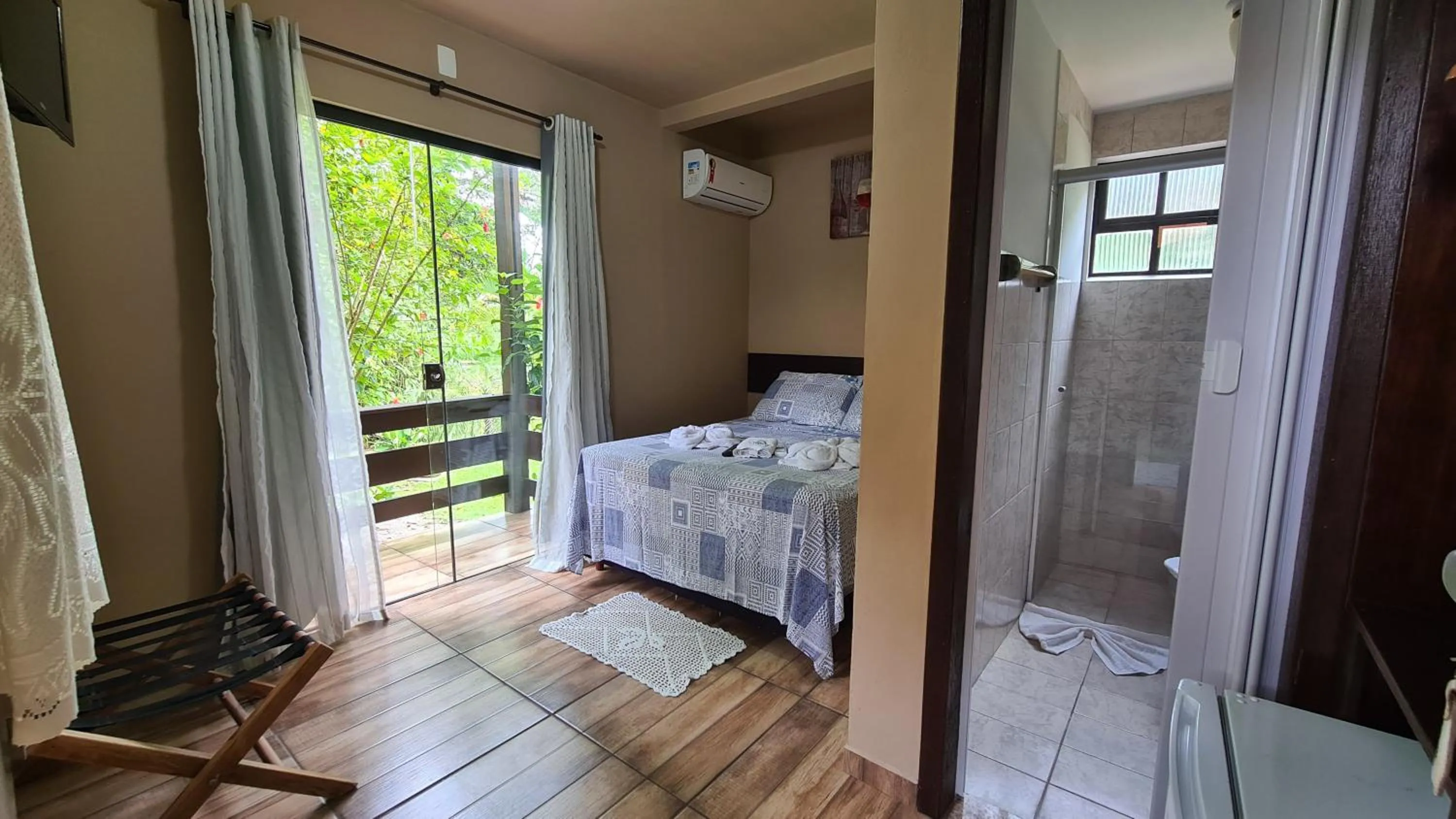 Bed in Pousada Éphira