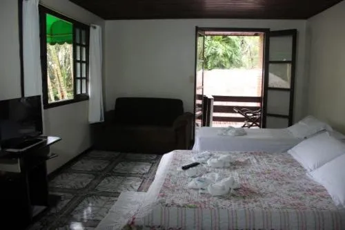 Bed in Pousada Éphira