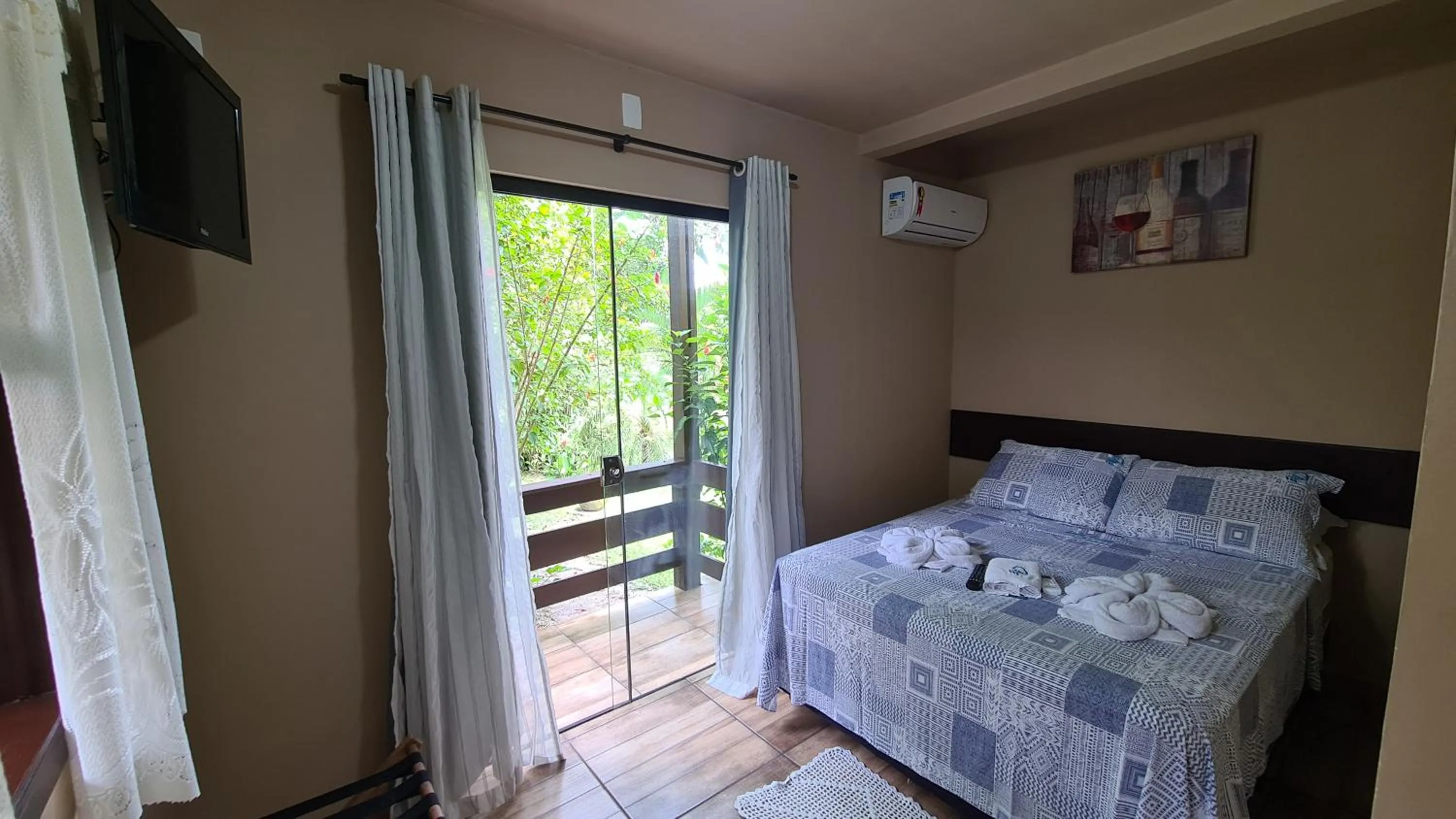Bed in Pousada Éphira