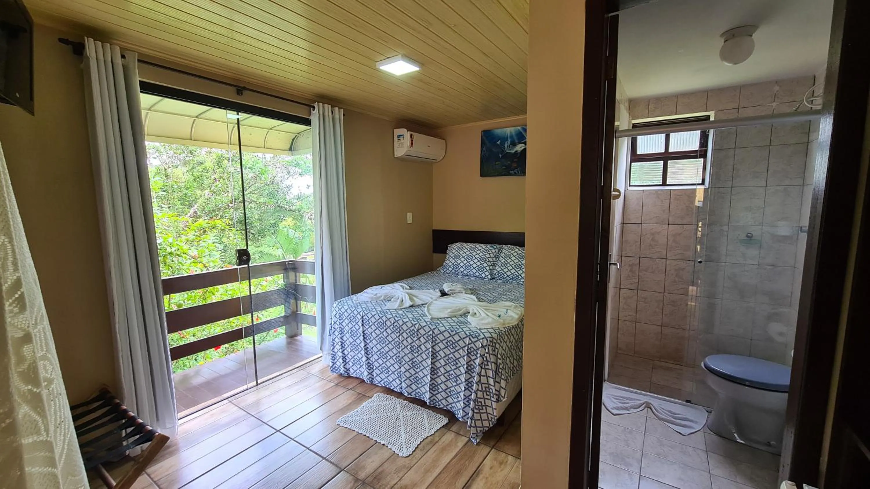 Bed in Pousada Éphira