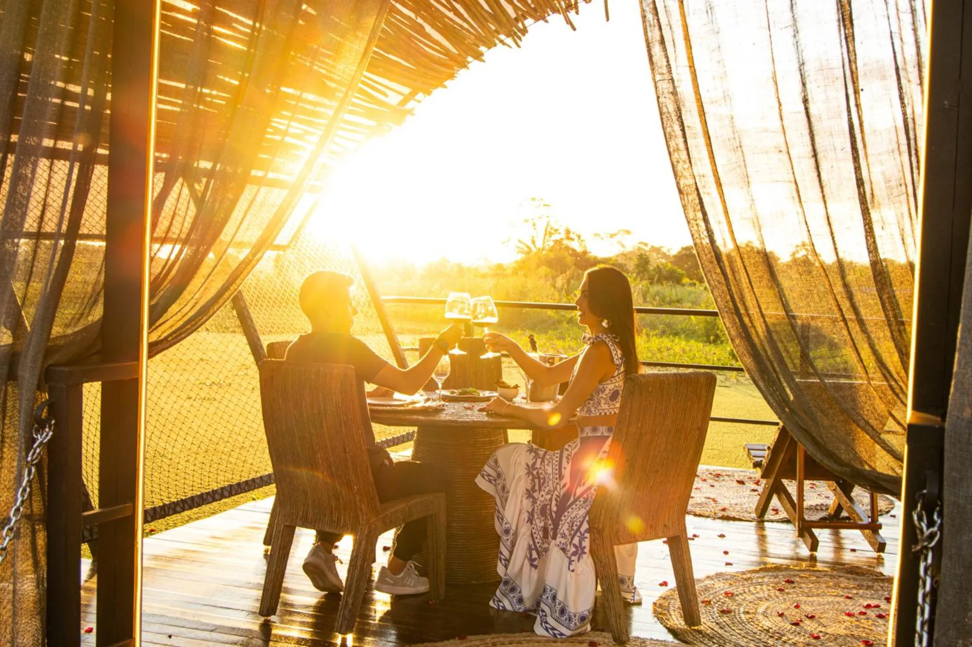 People in Eco Luar Boutique Hotel