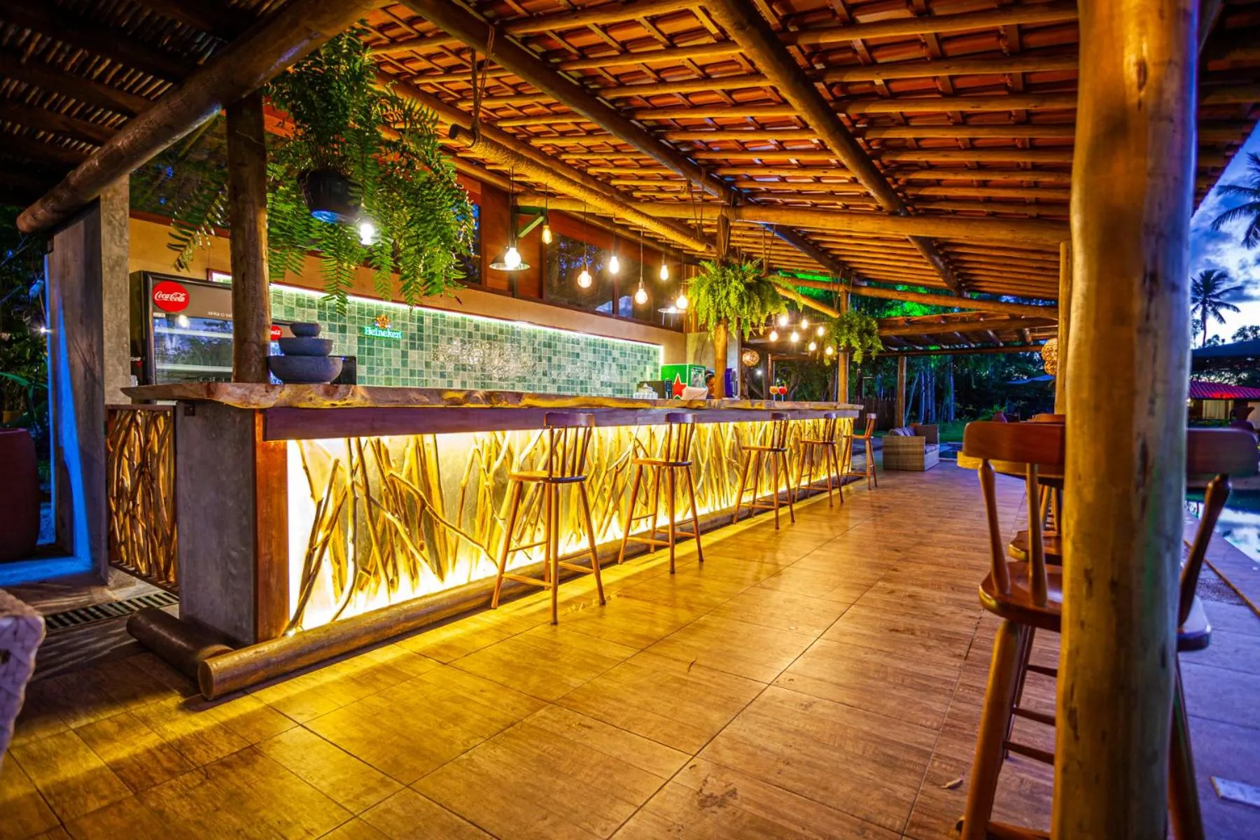 Lounge or bar in Eco Luar Boutique Hotel