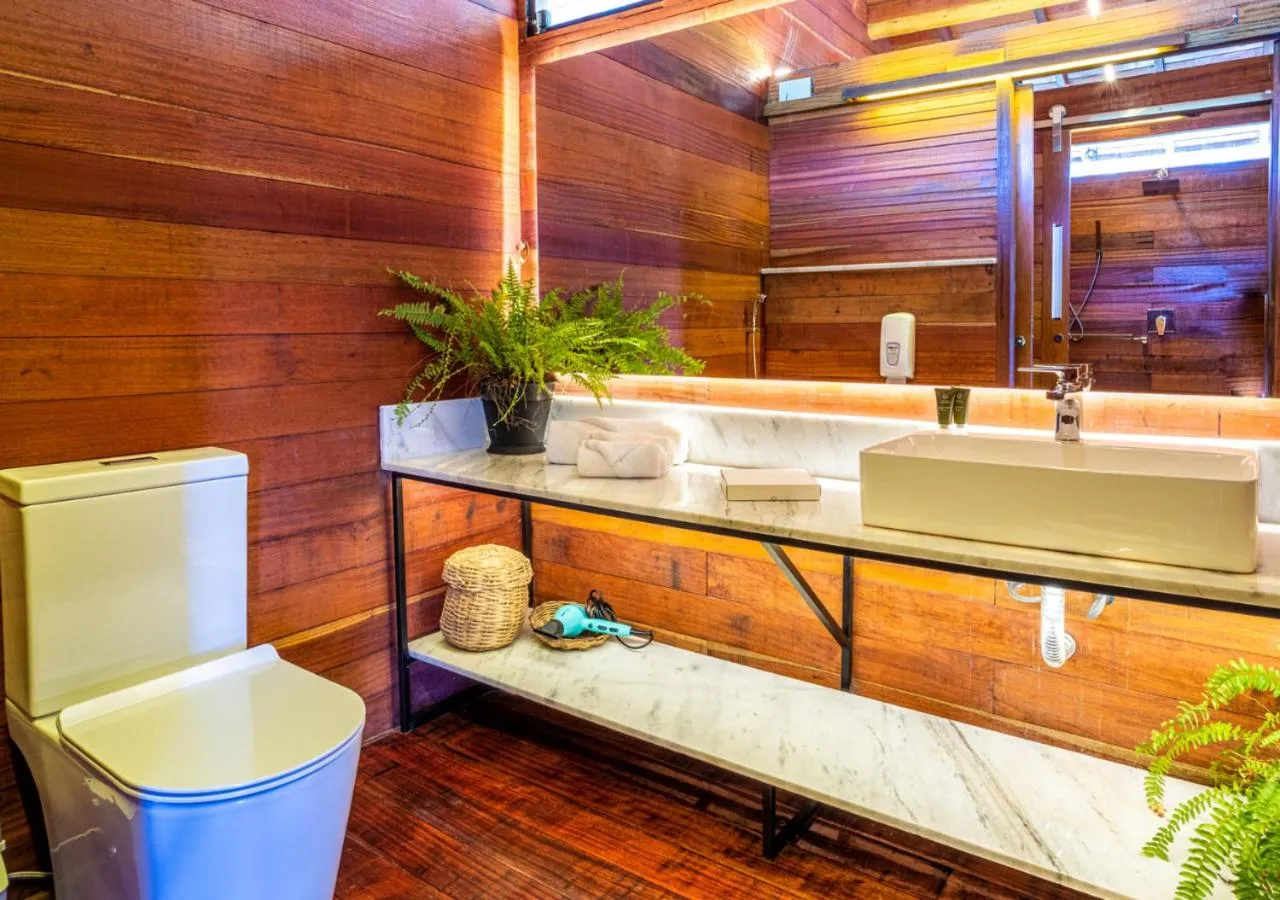 Bathroom in Eco Luar Boutique Hotel