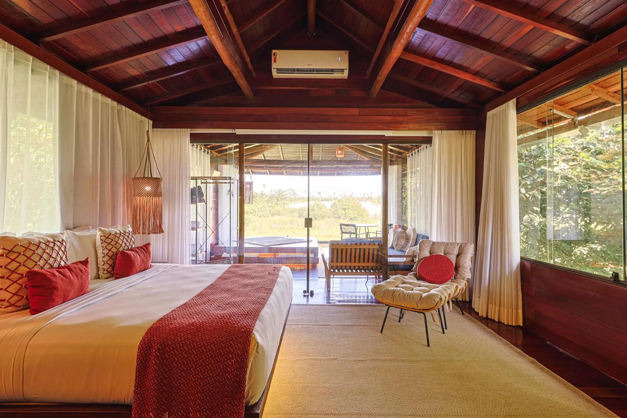 Bed in Eco Luar Boutique Hotel