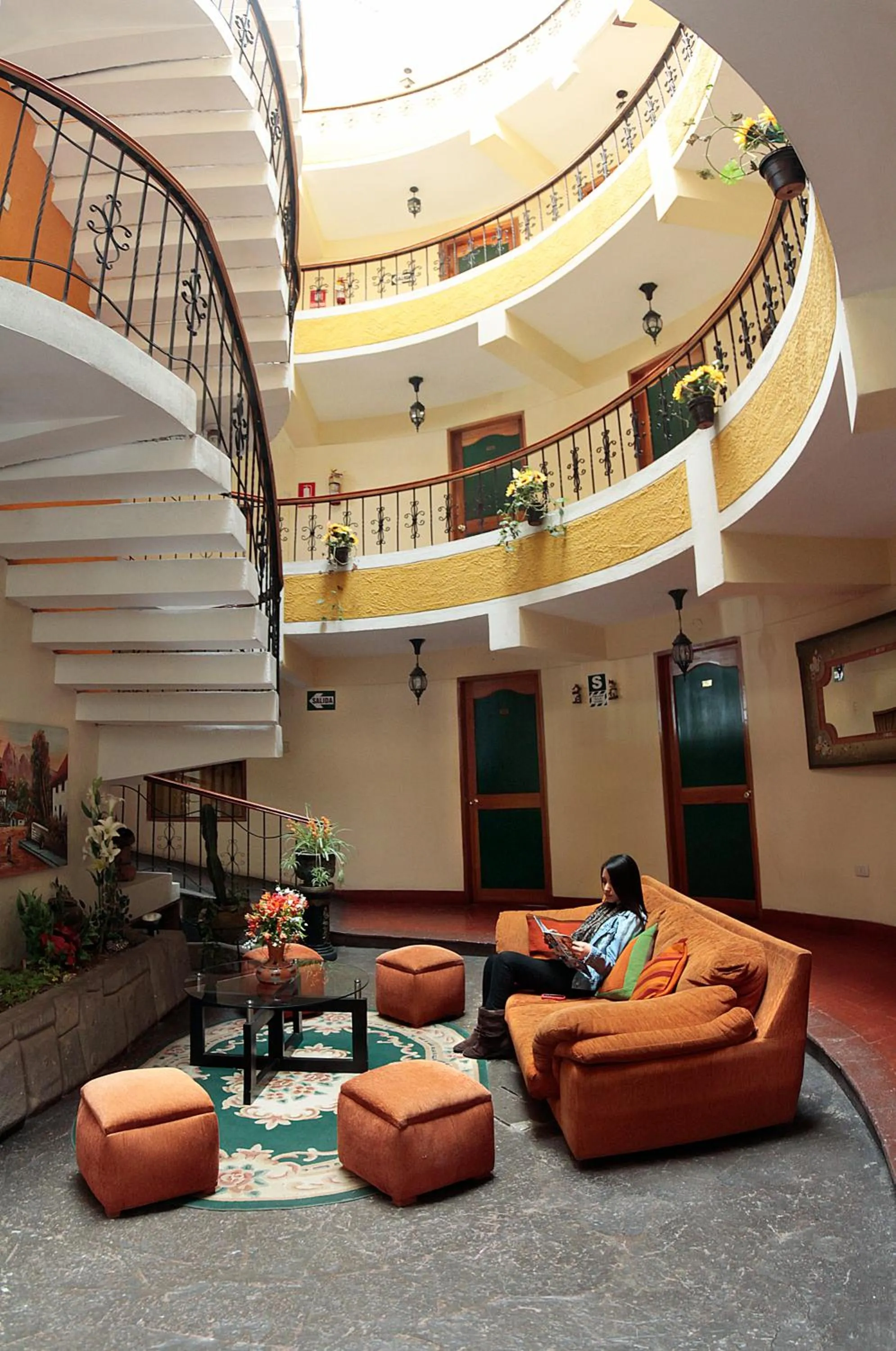 Lobby or reception in Hotel De la Villa Hermoza