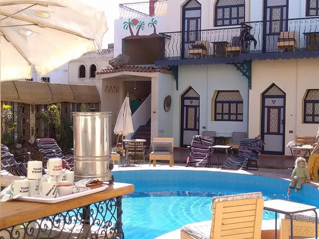 Swimming pool in Monica Hotel