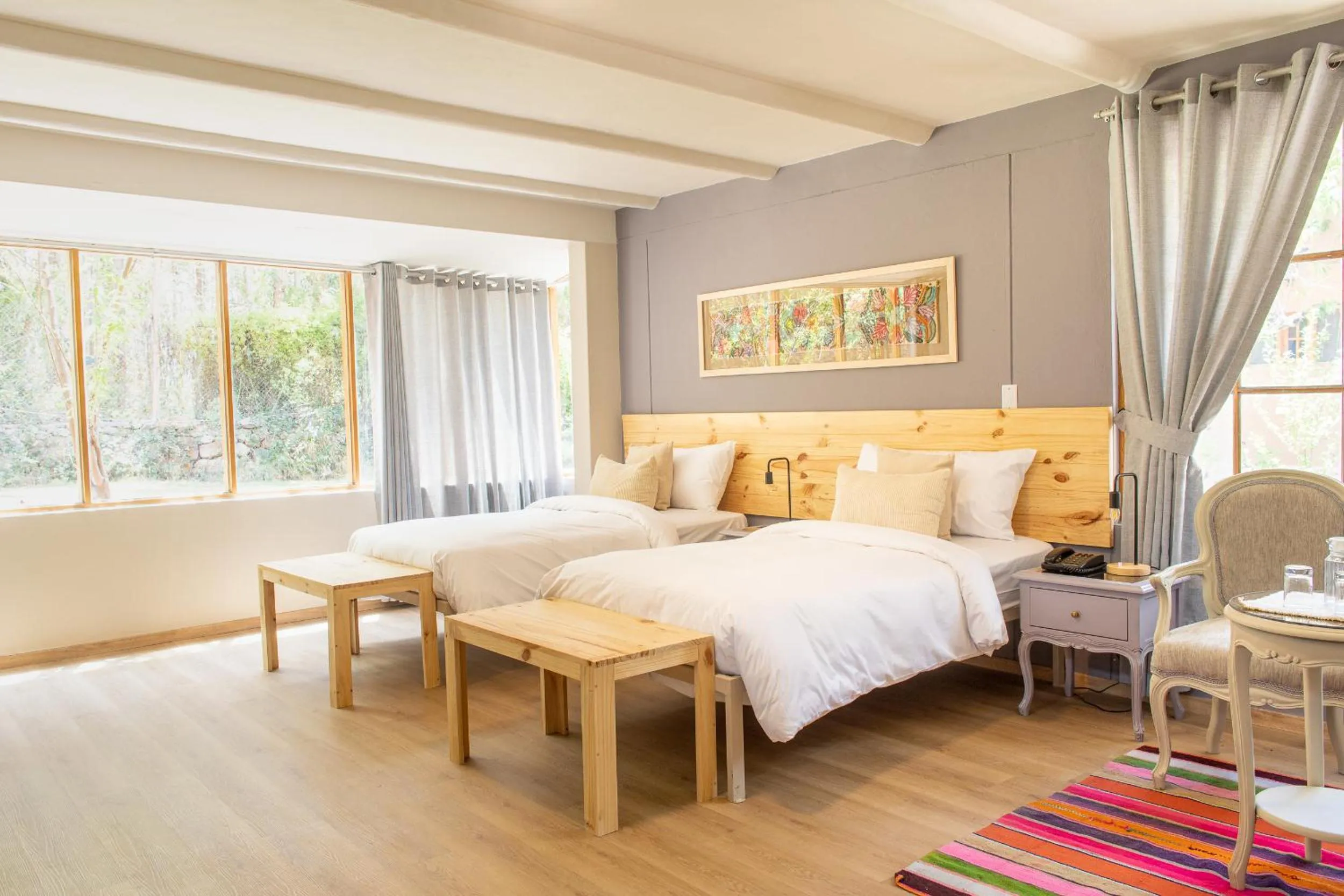 Bed in Tariq Sacred Valley