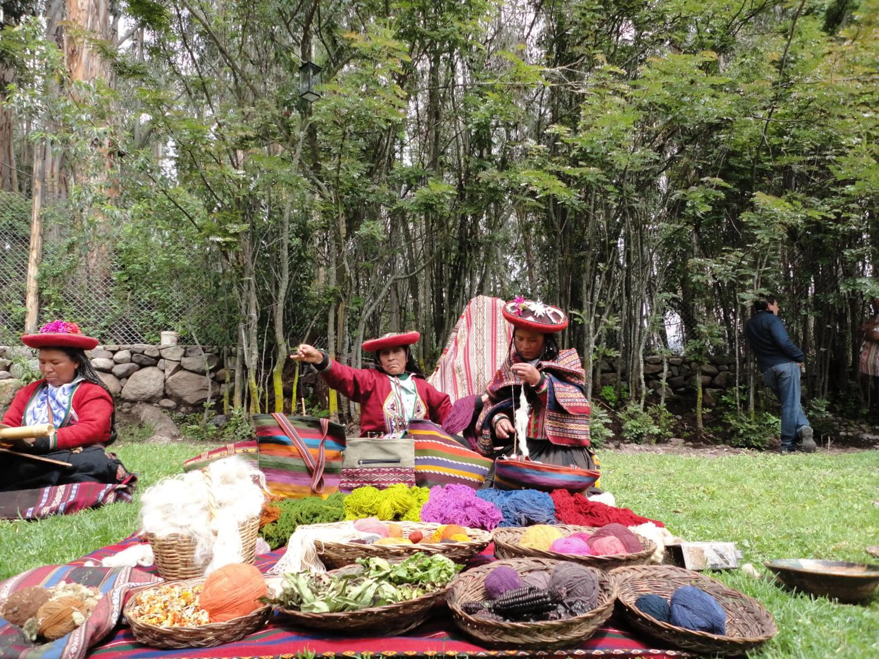 People in Hotel Pisonay Pueblo