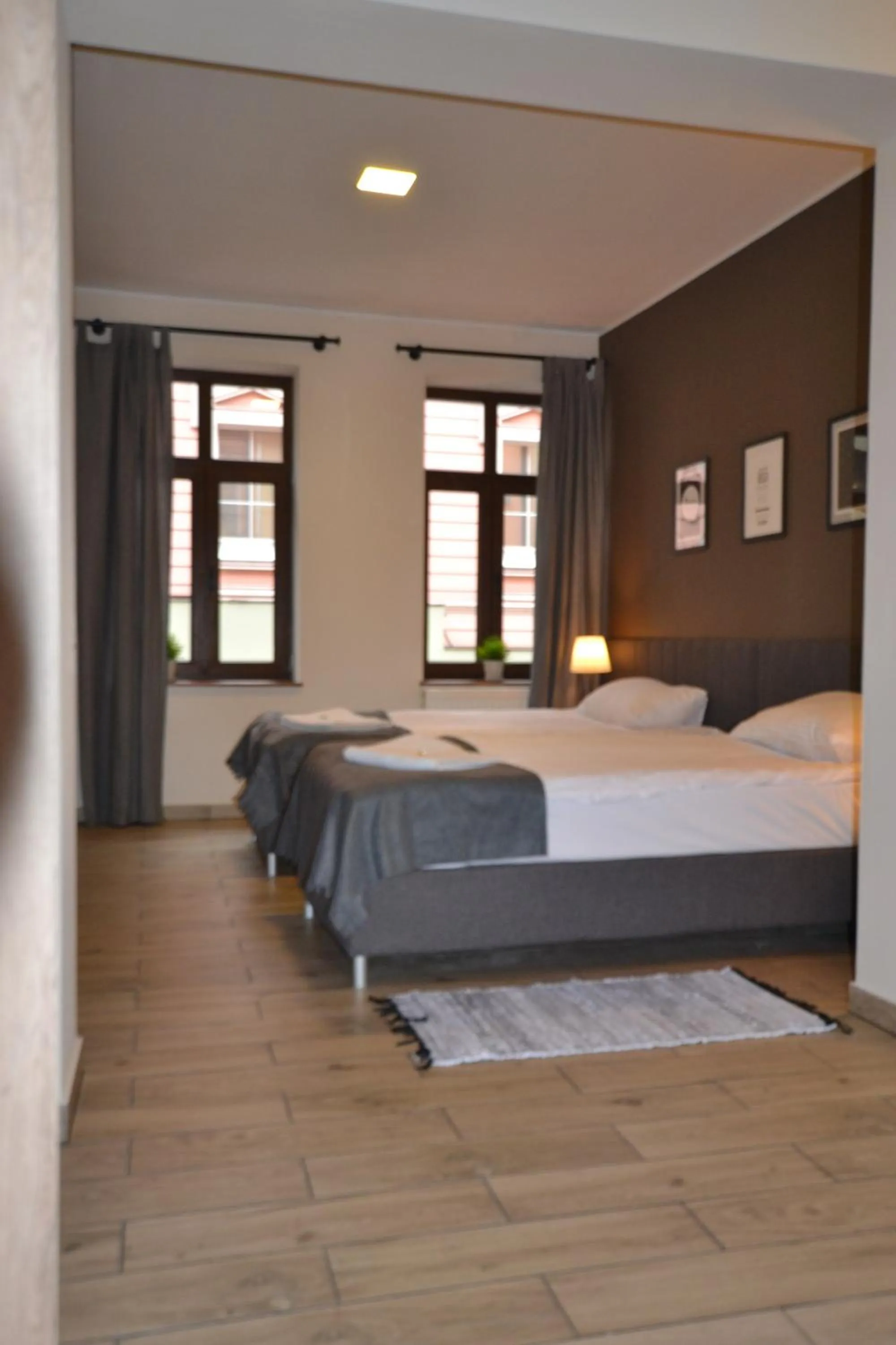 Bedroom, Bed in SleepWell Apartments