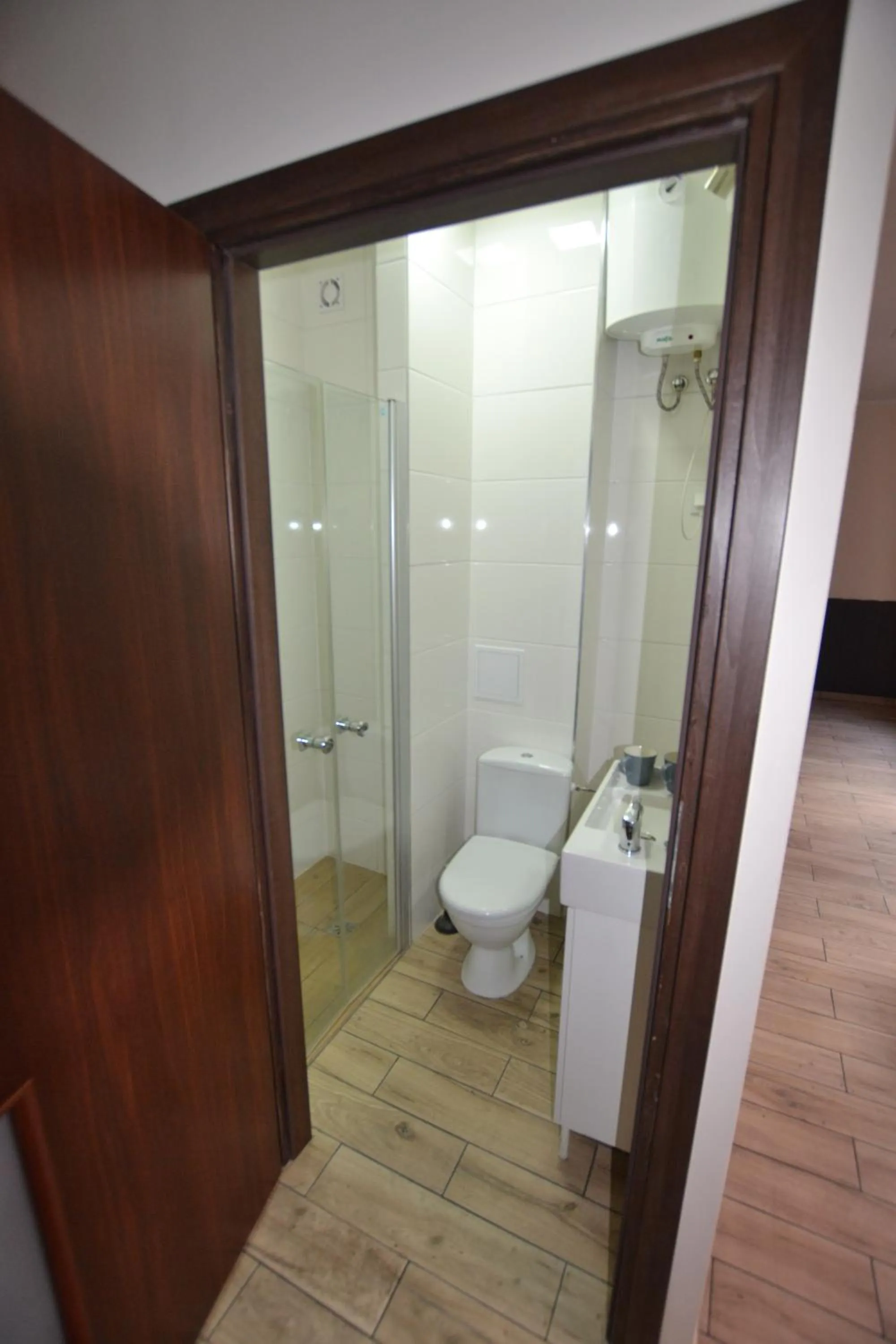 Bathroom in SleepWell Apartments