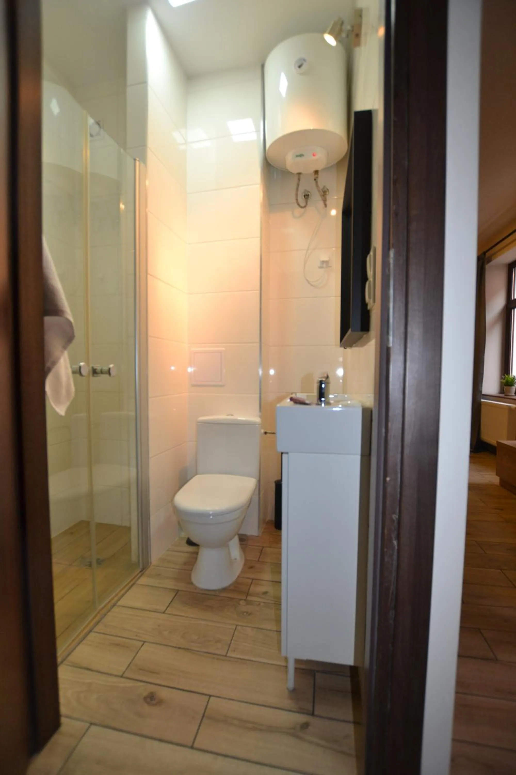 Bathroom in SleepWell Apartments