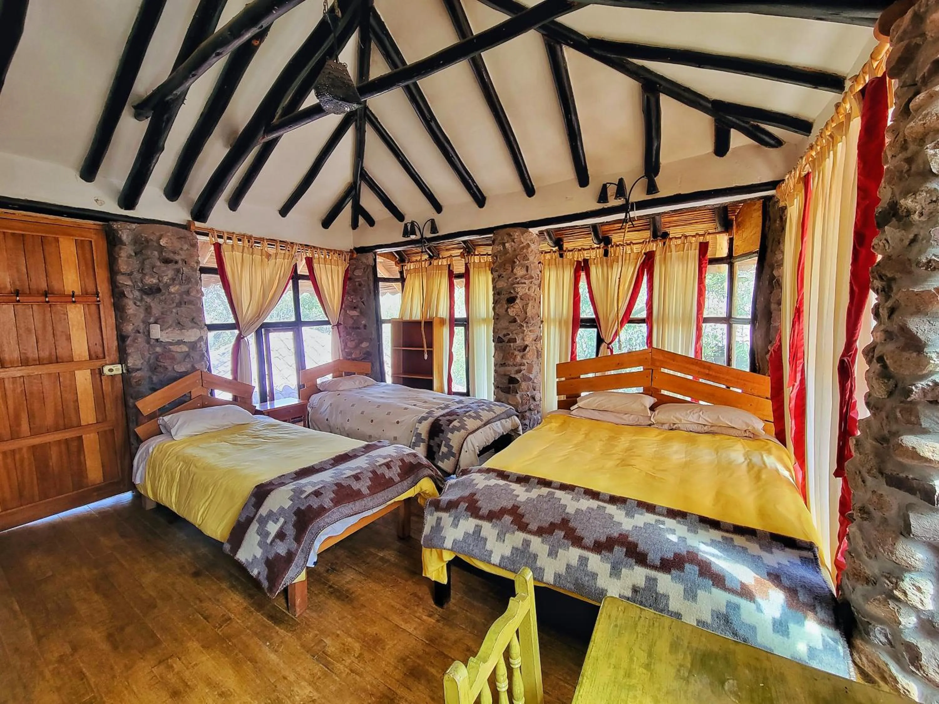 Bed in Casa de campo Yoga Retreat