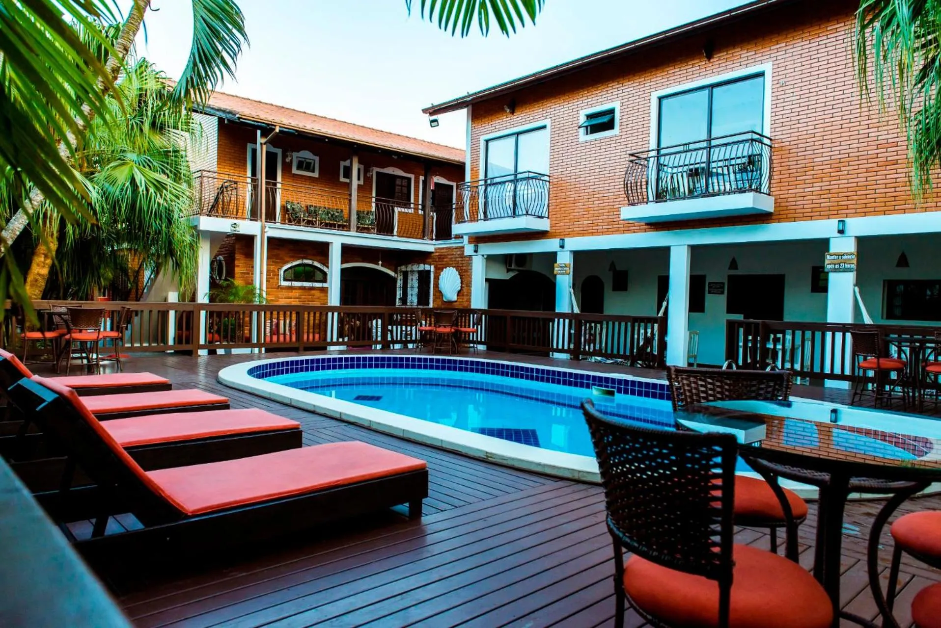 Swimming pool in Pousada Maré Mansa