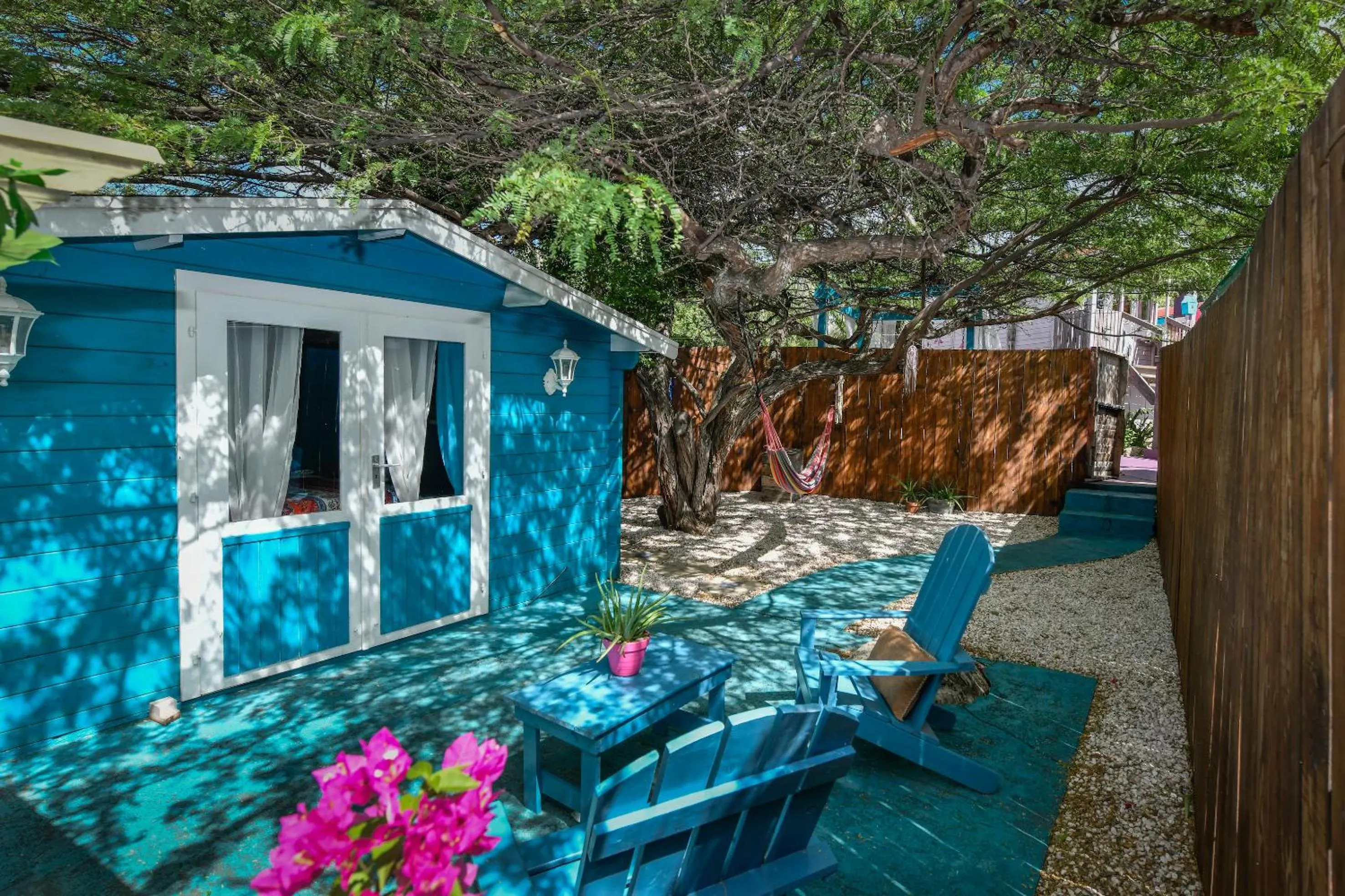 Garden view in Mammaloe