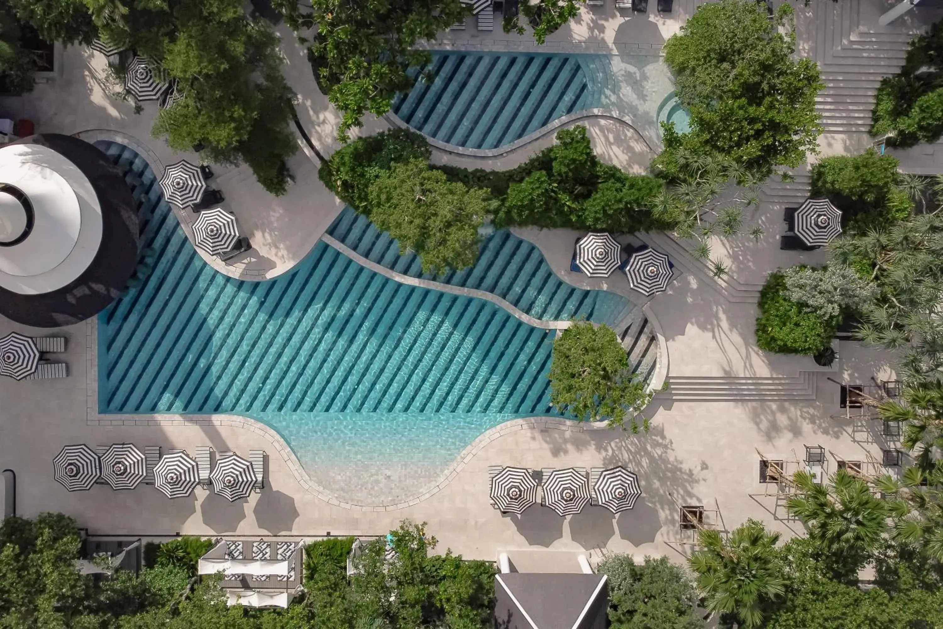 Bird's eye view in The Royal Paradise Hotel & Spa - SHA Extra Plus Bird's eye view in The Royal Paradise Hotel & Spa - SHA Extra Plus