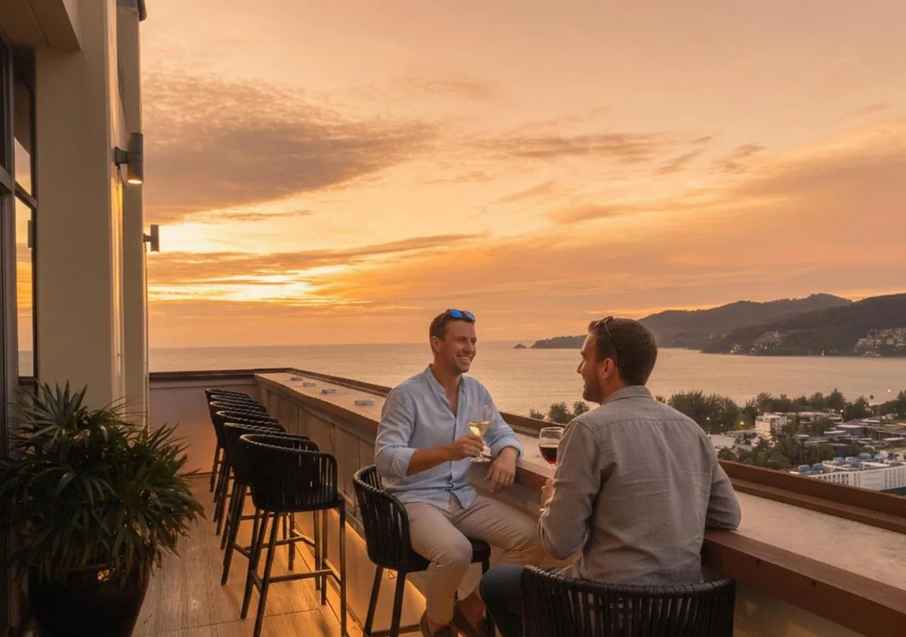 Lounge or bar in The Royal Paradise Hotel & Spa