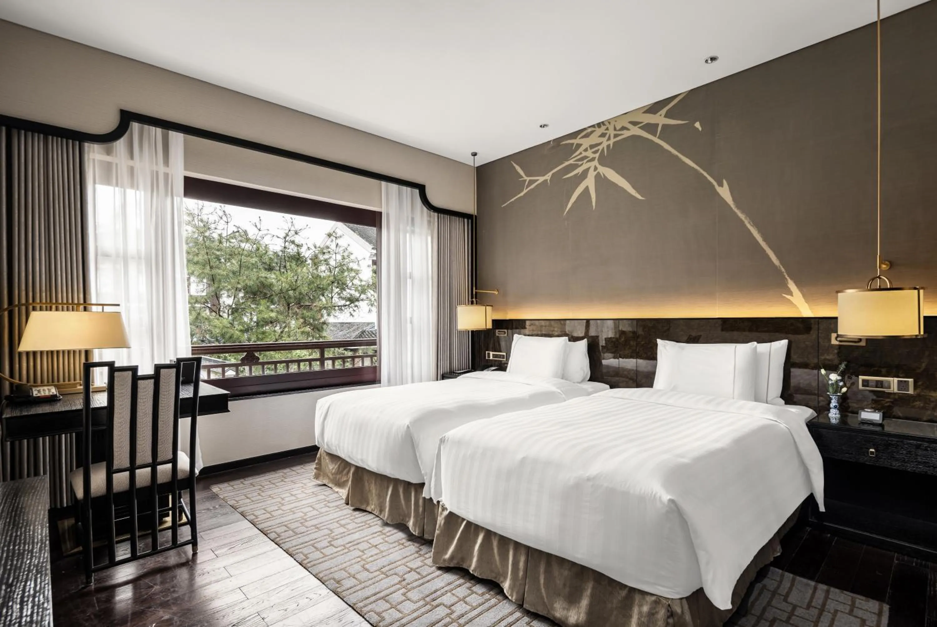 Bed in Pan Pacific Suzhou -Including unlimited access to the 4A-level Panmen Scenic Area