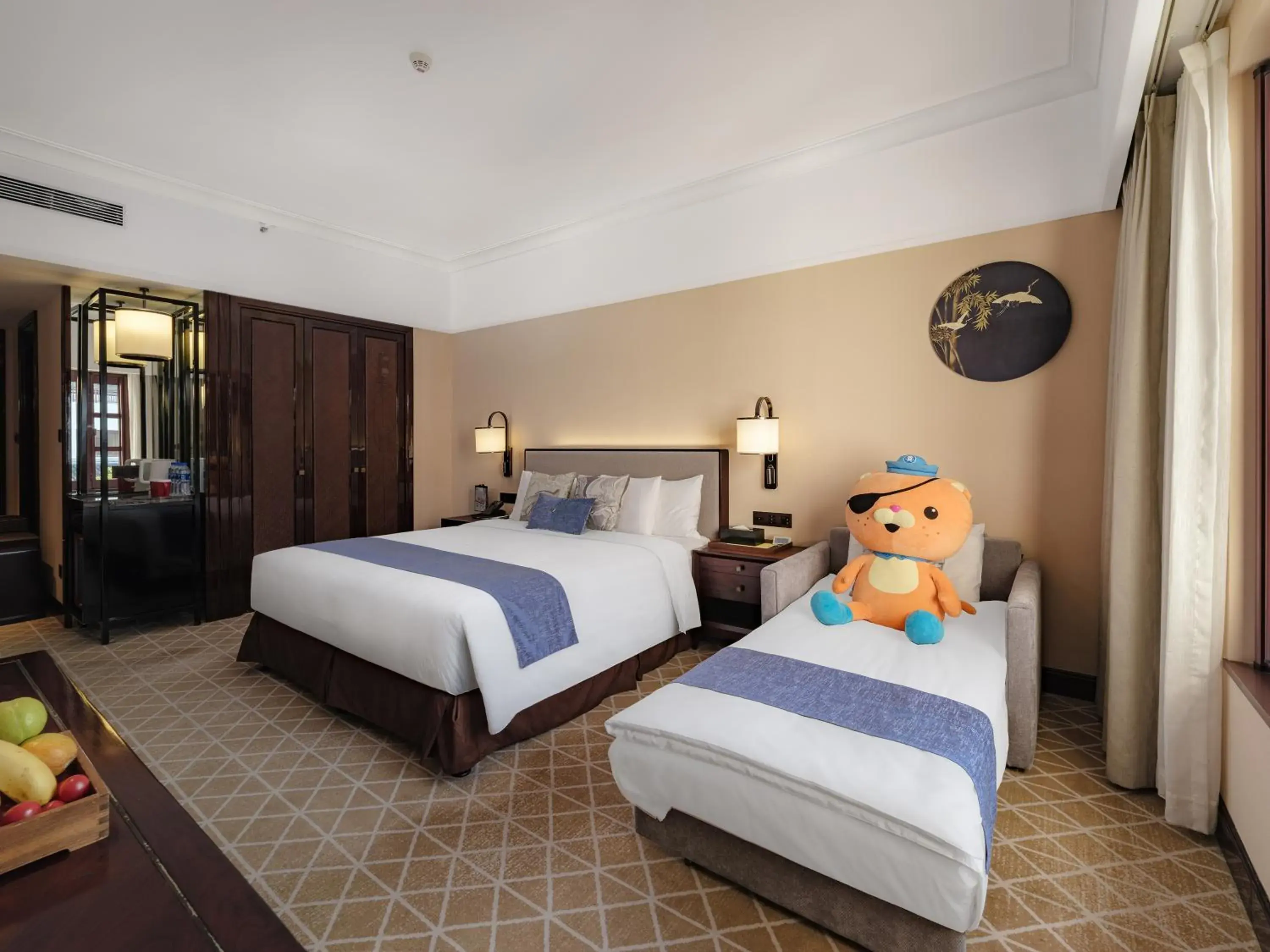 Bedroom, Bed in Pan Pacific Suzhou -Including unlimited access to the 4A-level Panmen Scenic Area Bedroom, Bed in Pan Pacific Suzhou -Including unlimited access to the 4A-level Panmen Scenic Area