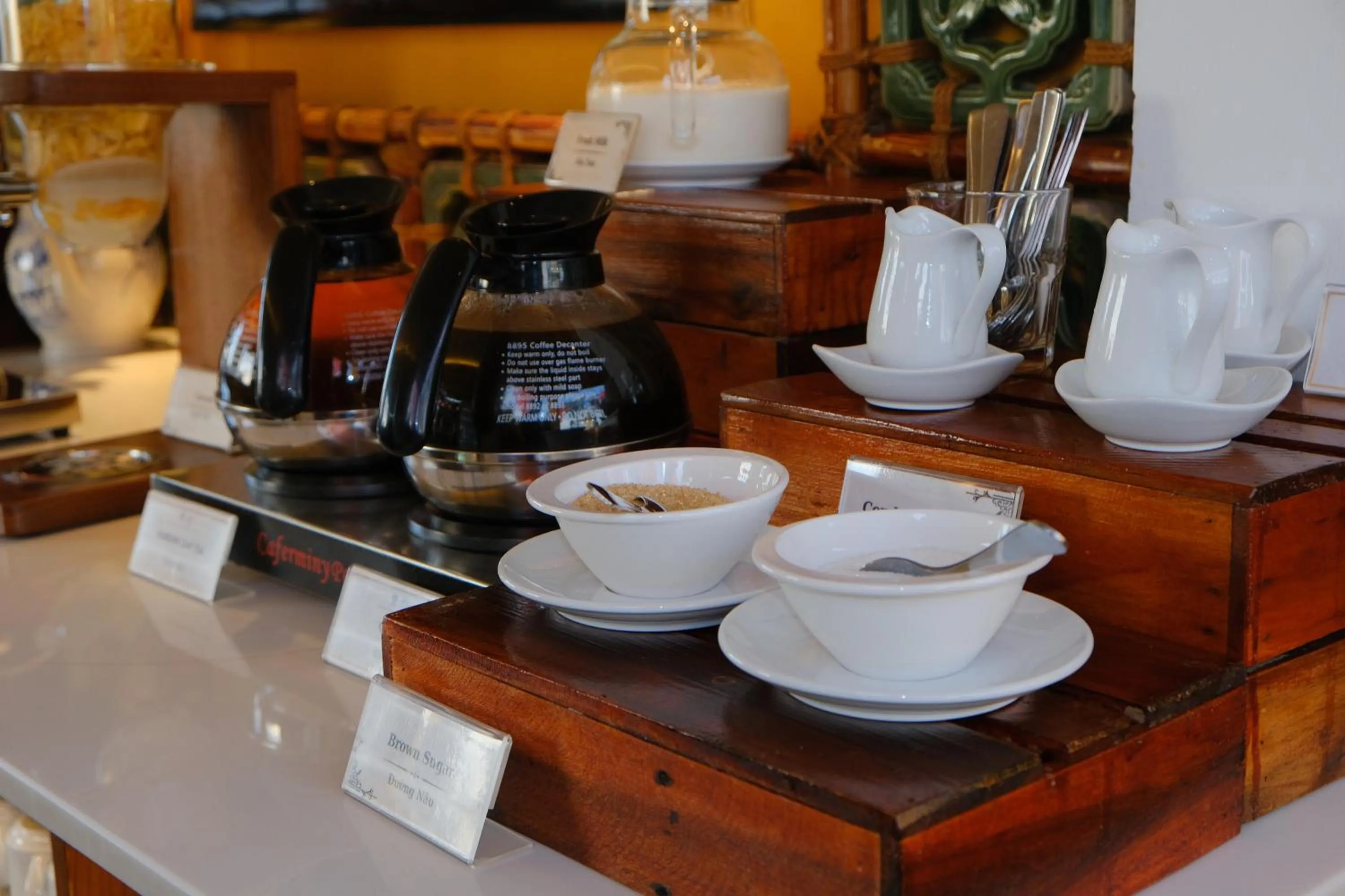 Buffet breakfast in Duc Vuong Saigon Hotel - Bui Vien