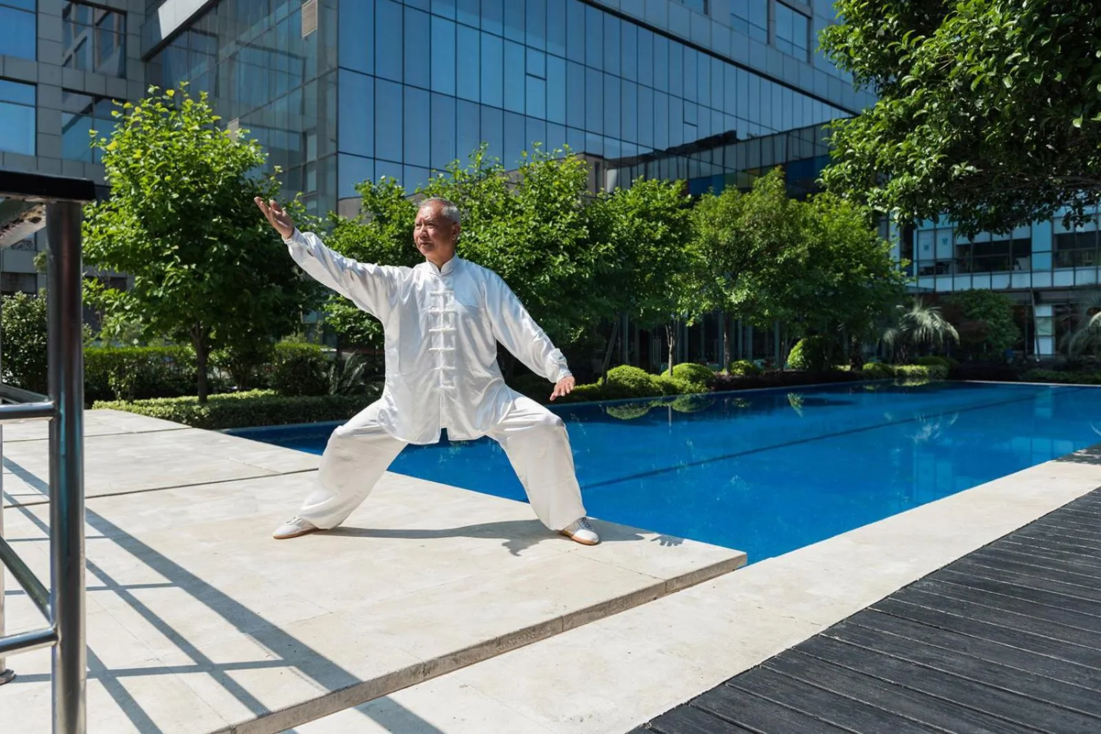 Garden in Grand Mercure Shanghai Century Park- Free Shuttle Bus to SNIEC