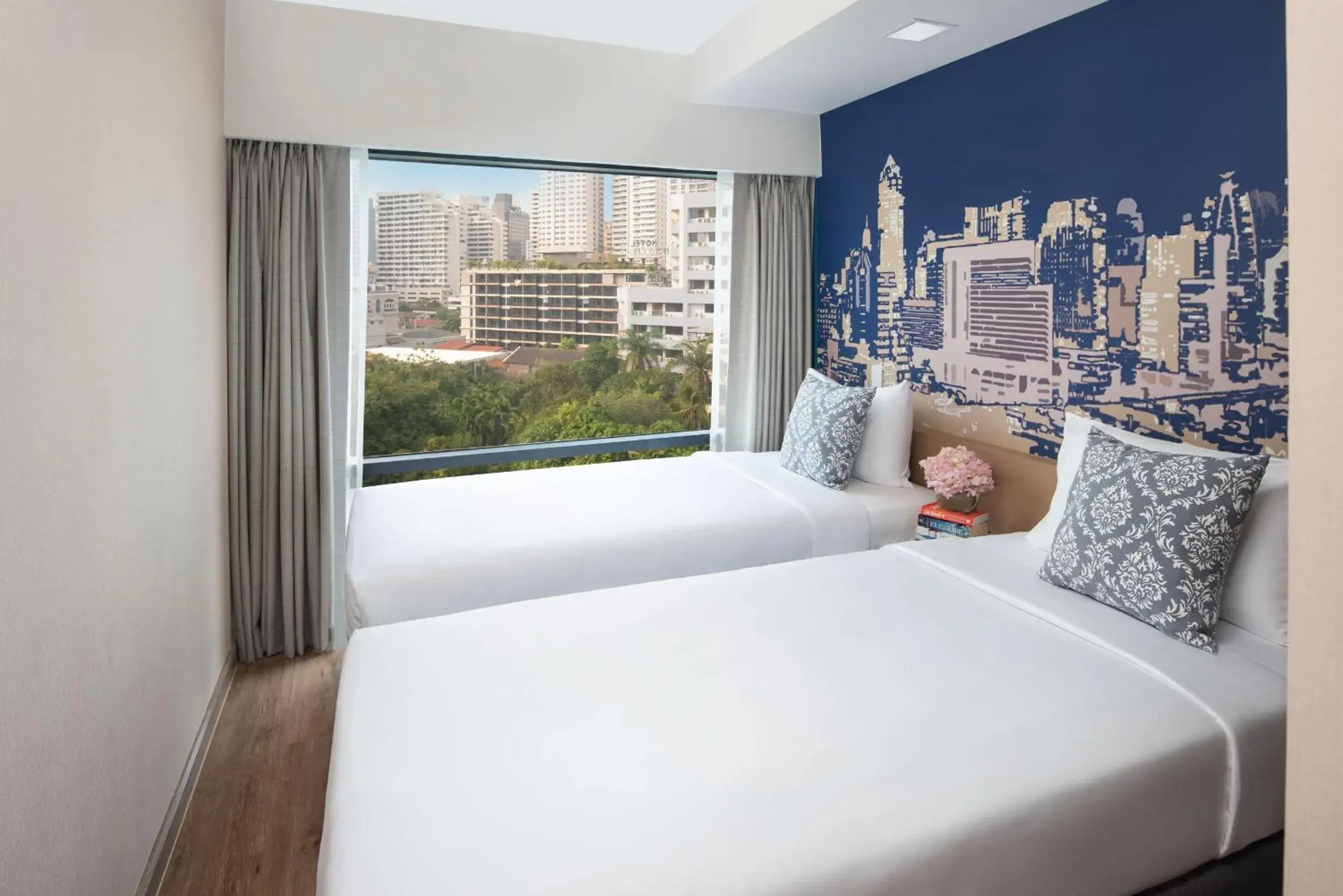 Bed in Citadines Sukhumvit 8 Bangkok Bed in Citadines Sukhumvit 8 Bangkok