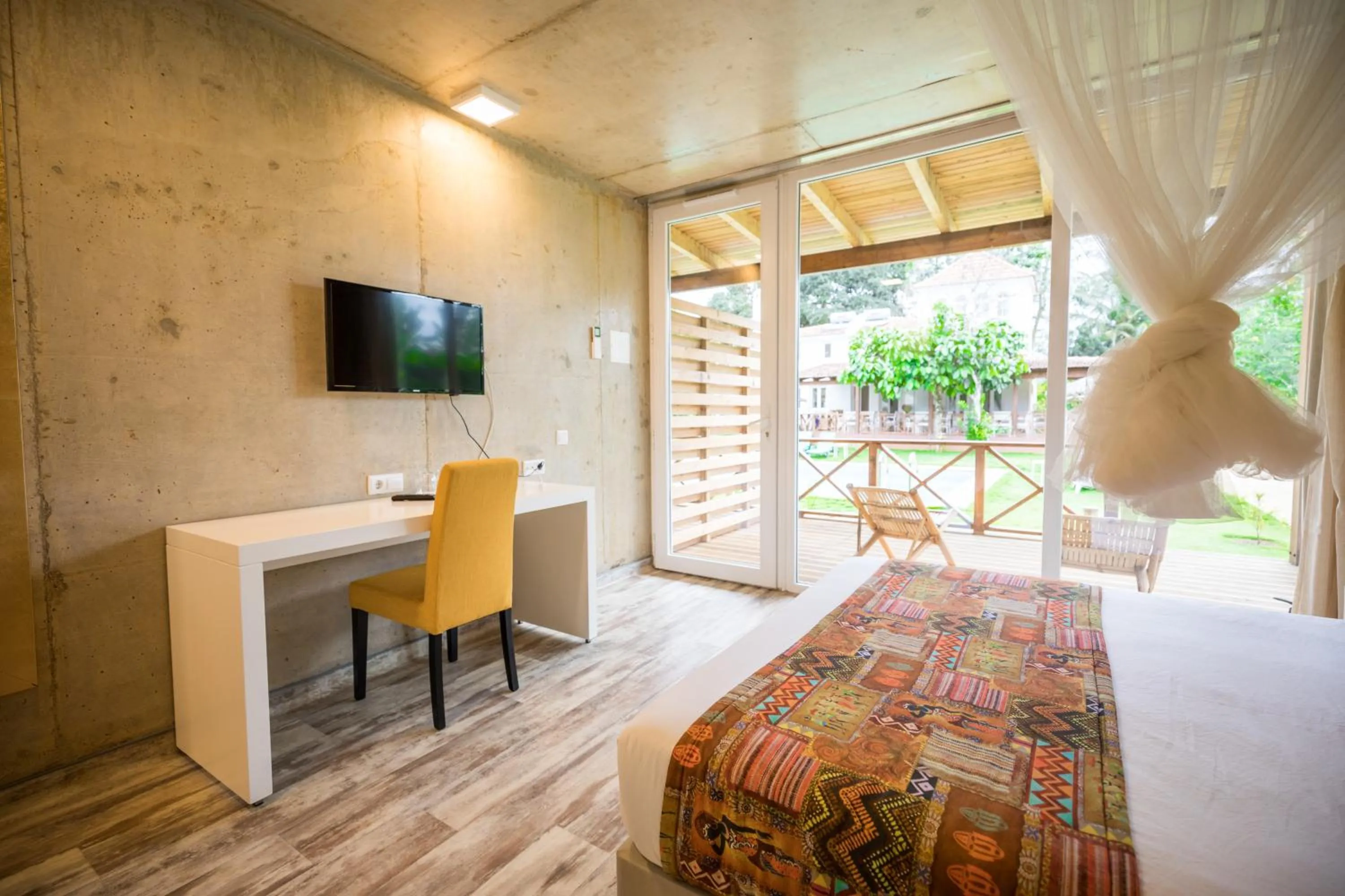 Bedroom, Bed in Roça Santo António Ecolodge