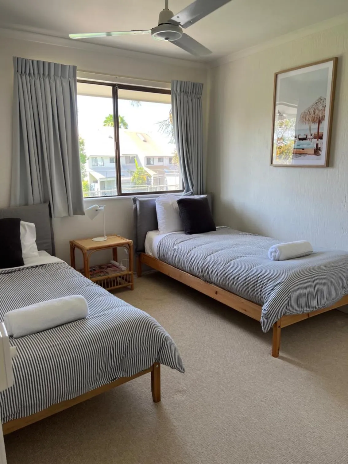 Bed in Nautilus Noosa Resort