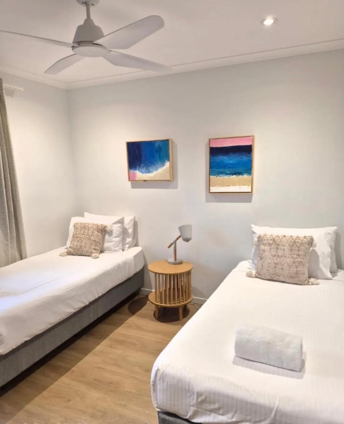 Bed in Nautilus Noosa Resort