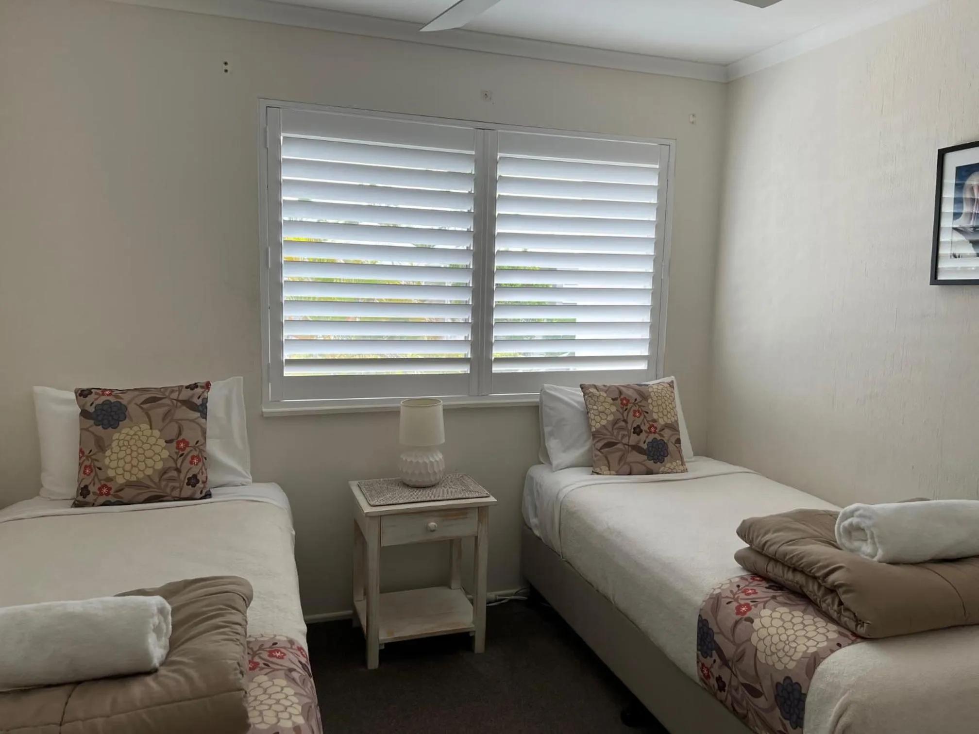 Bed in Nautilus Noosa Resort