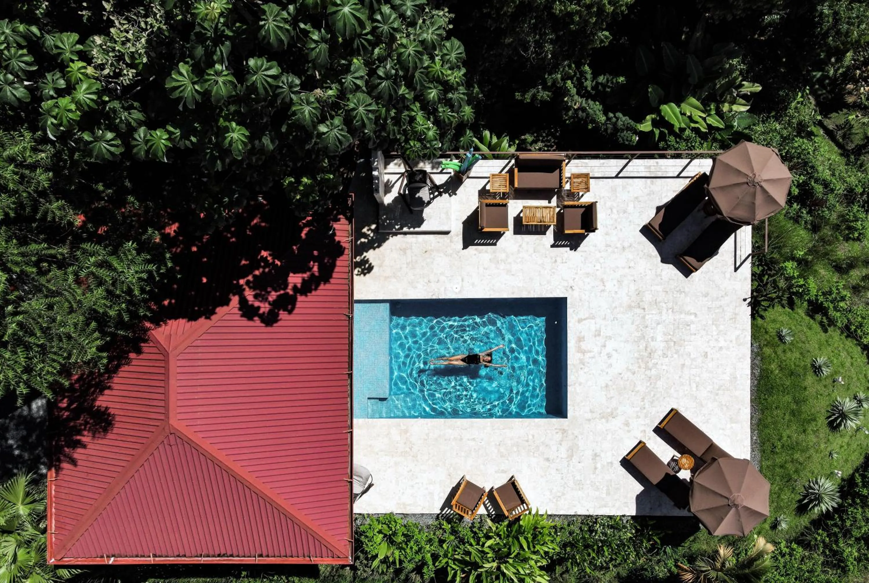 Bird's eye view in Nature's Edge Boutique Hotel