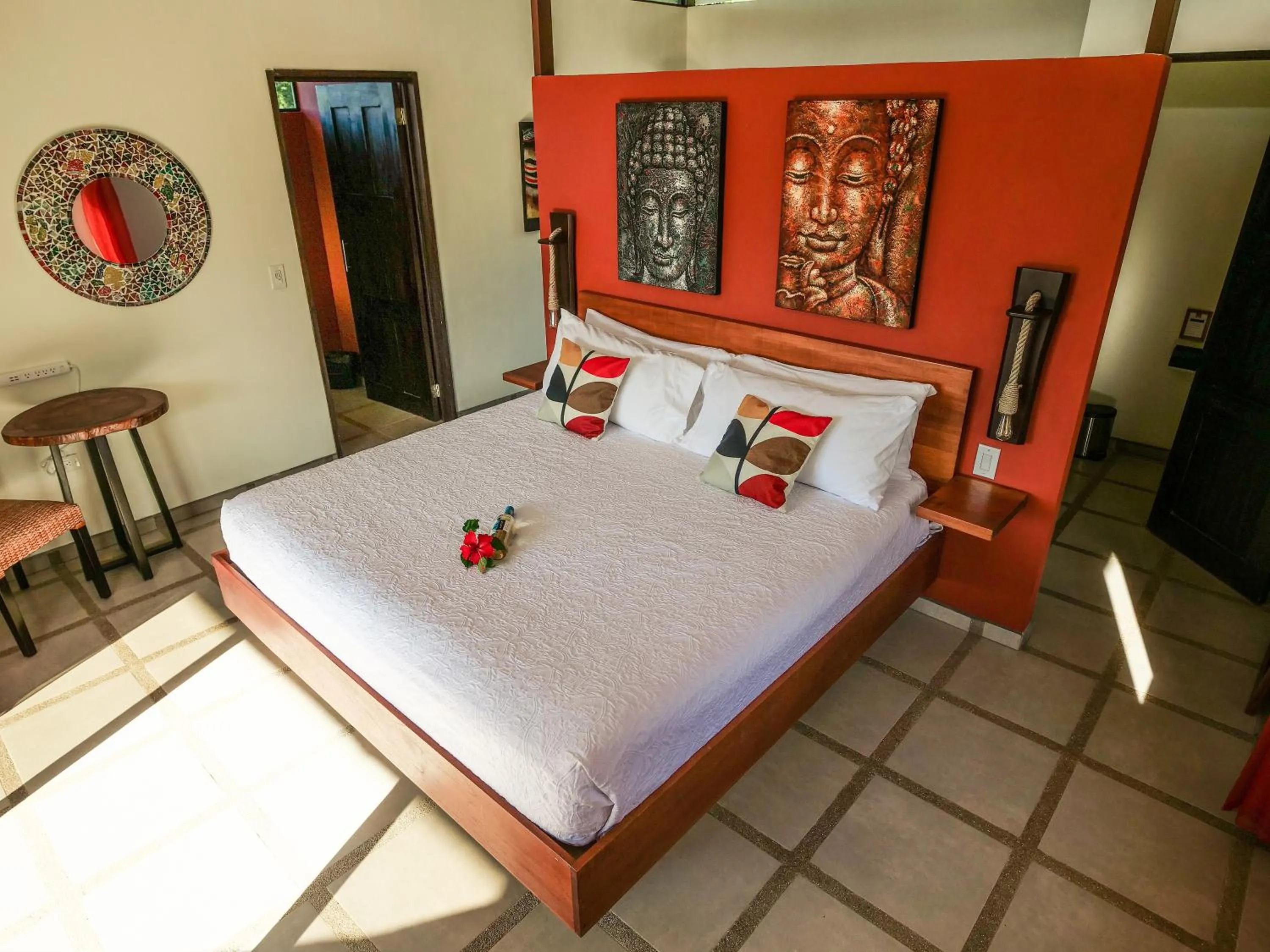 Bed in Nature's Edge Boutique Hotel
