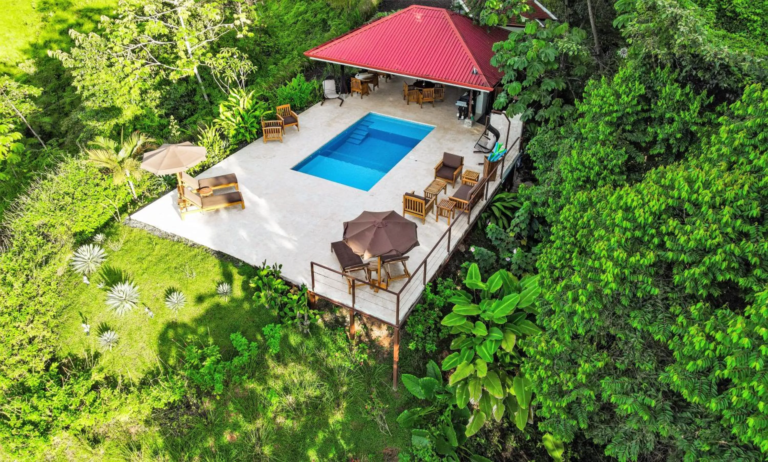 Bird's eye view in Nature's Edge Boutique Hotel